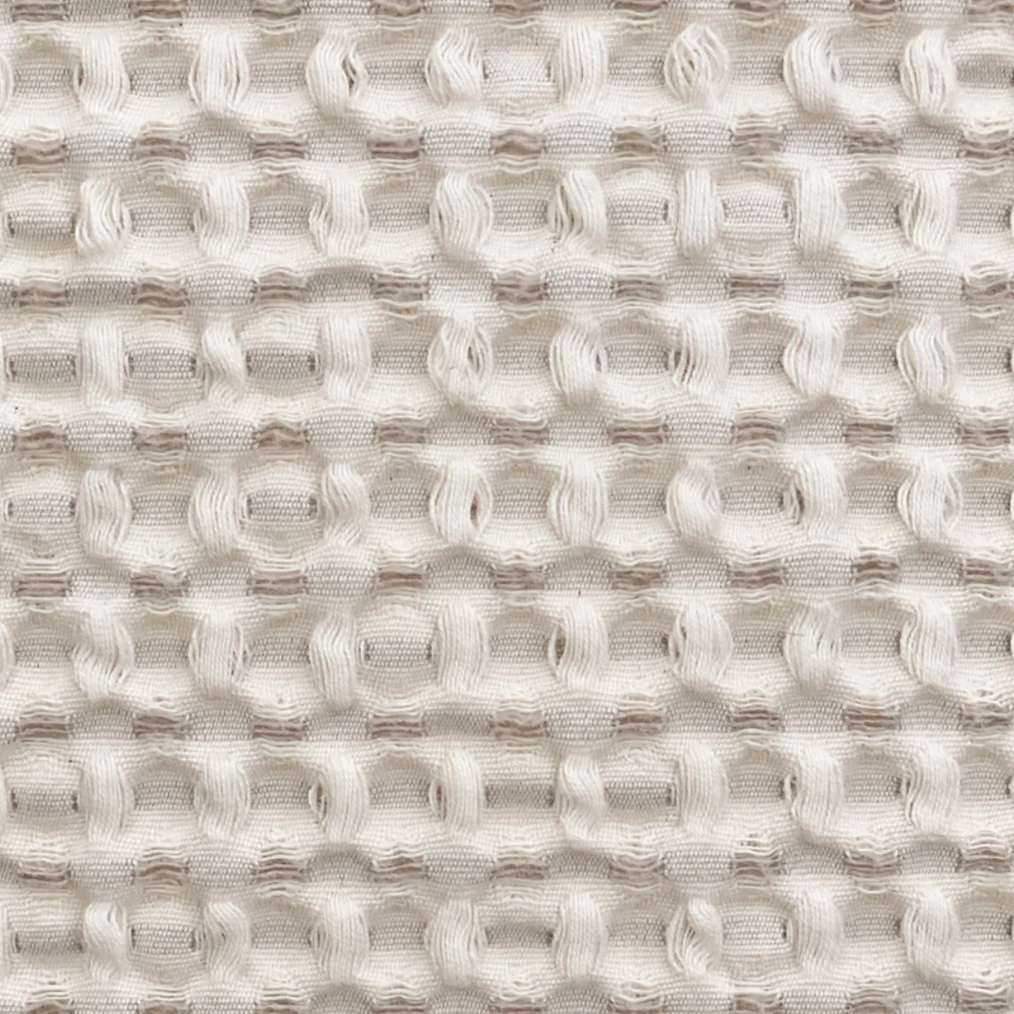 Anaya Home Cool Cotton Beige Waffle Weave Body Pillow With Down Alternative Insert - Image 4