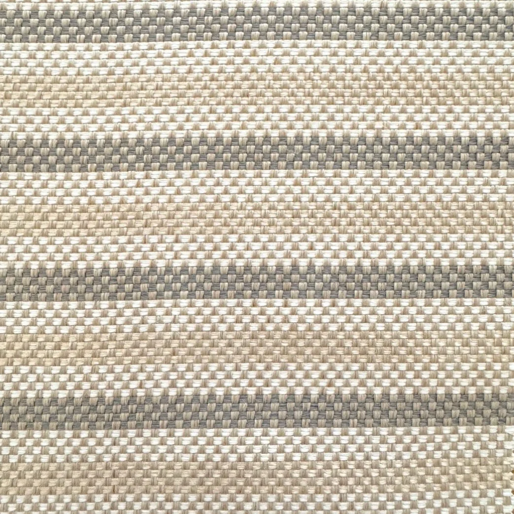 Anaya Home Marina Stripe Indoor & Outdoor Pillow ~ Classic Grey ~  Available In 14 x 20, 20 x 20, And 24 x 24 - Image 3