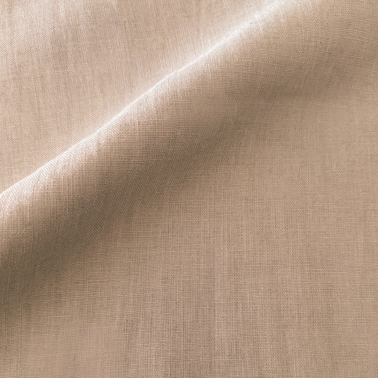Anaya Home So Soft Linen Camel Beige Dutch Euro Pillow 28x36 With Down Insert - Image 2
