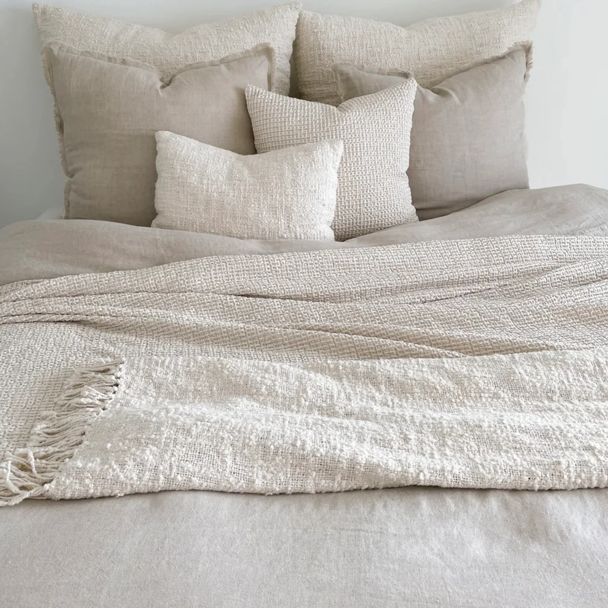 Anaya Home So Soft Linen Duvet Cover Available in Queen and King Sizes ~ DREAMY BEDDING SALE  ~ Limited Quantity - Image 4