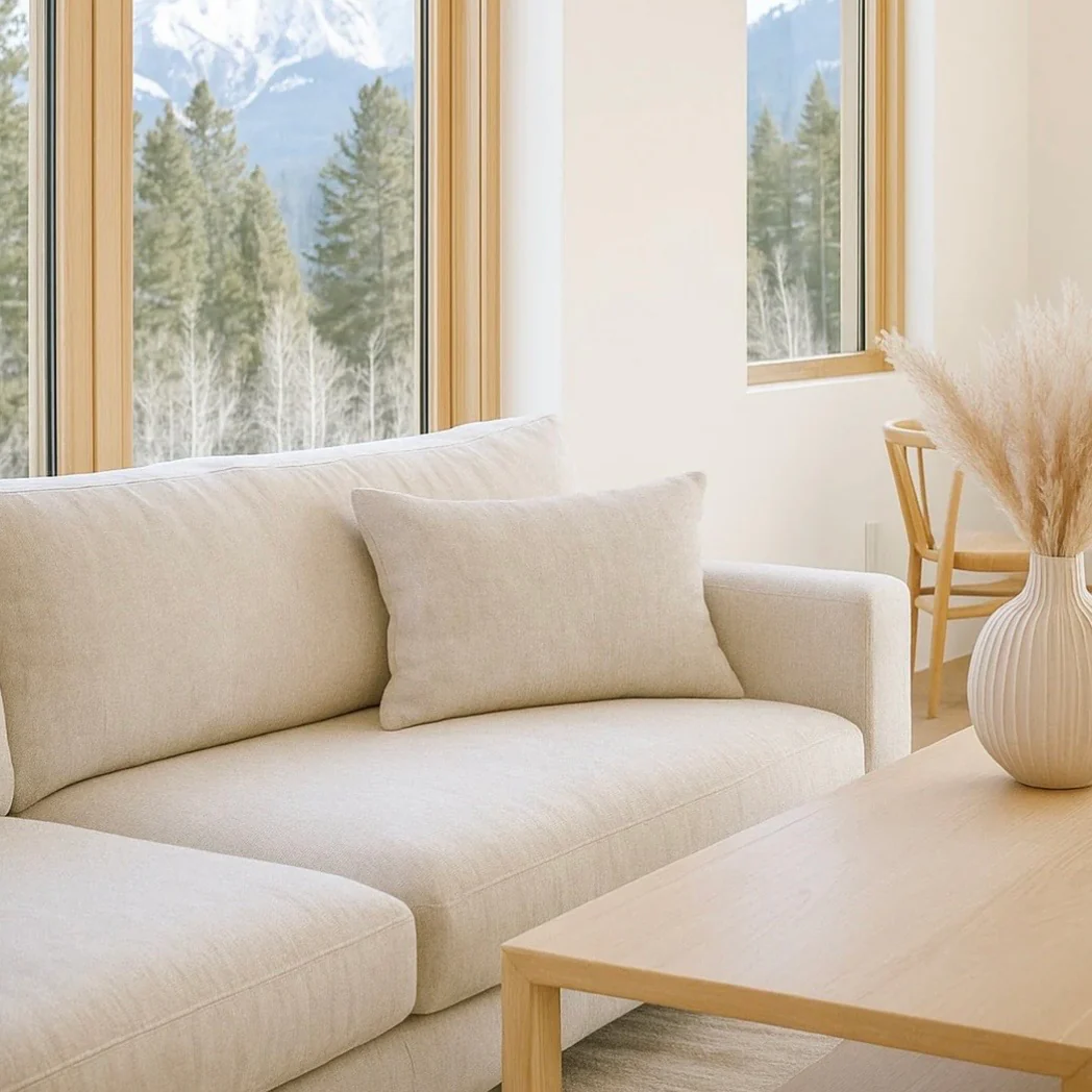 Anaya Home So Soft Linen Natural Beige Lumbar Pillow 14x20 With Down Insert ~ DREAMY BEDDING SALE ~ Limited Quantity