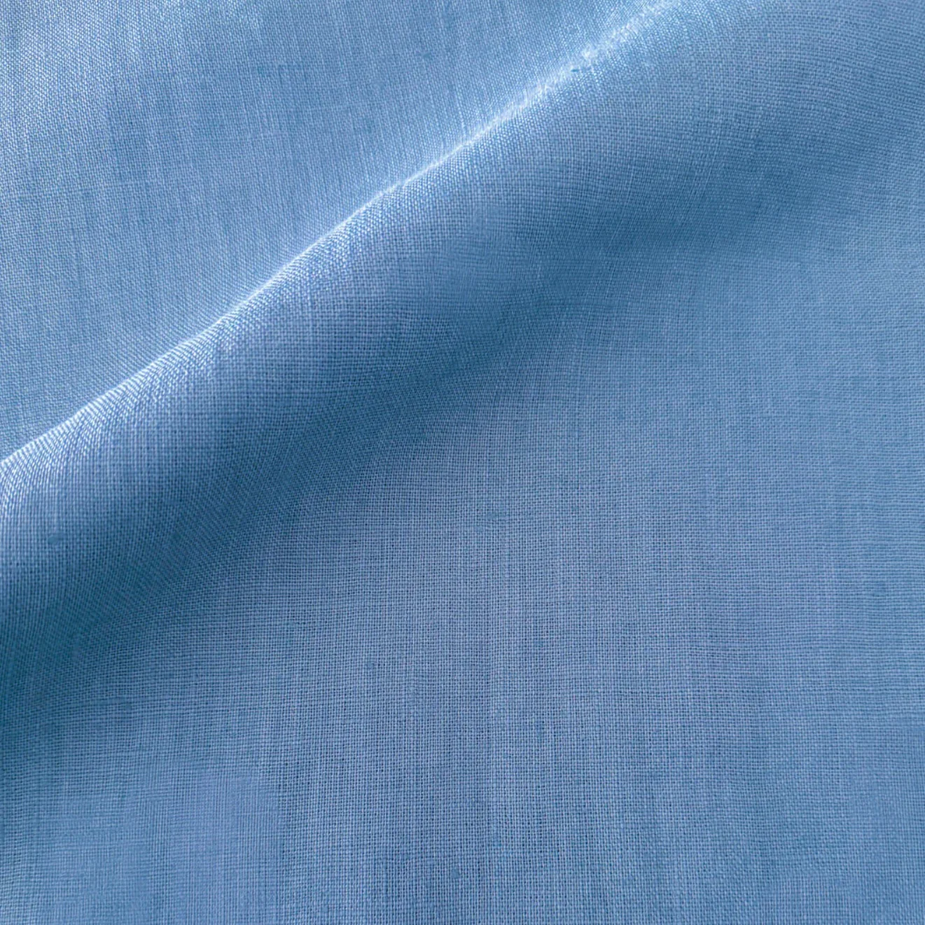 Anaya Home So Soft Linen Ocean Blue Dutch Euro Pillow 28x36 With Down Insert - Image 2
