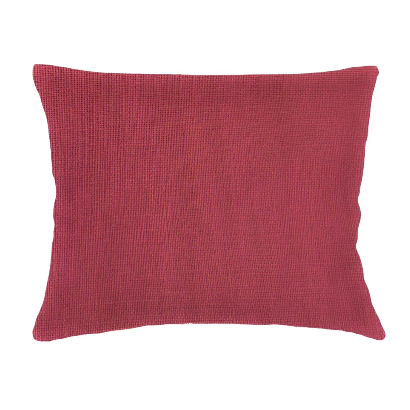 Anaya Home So Soft Linen Red Dutch Euro Pillow 28x36 With Down Insert - Image 2