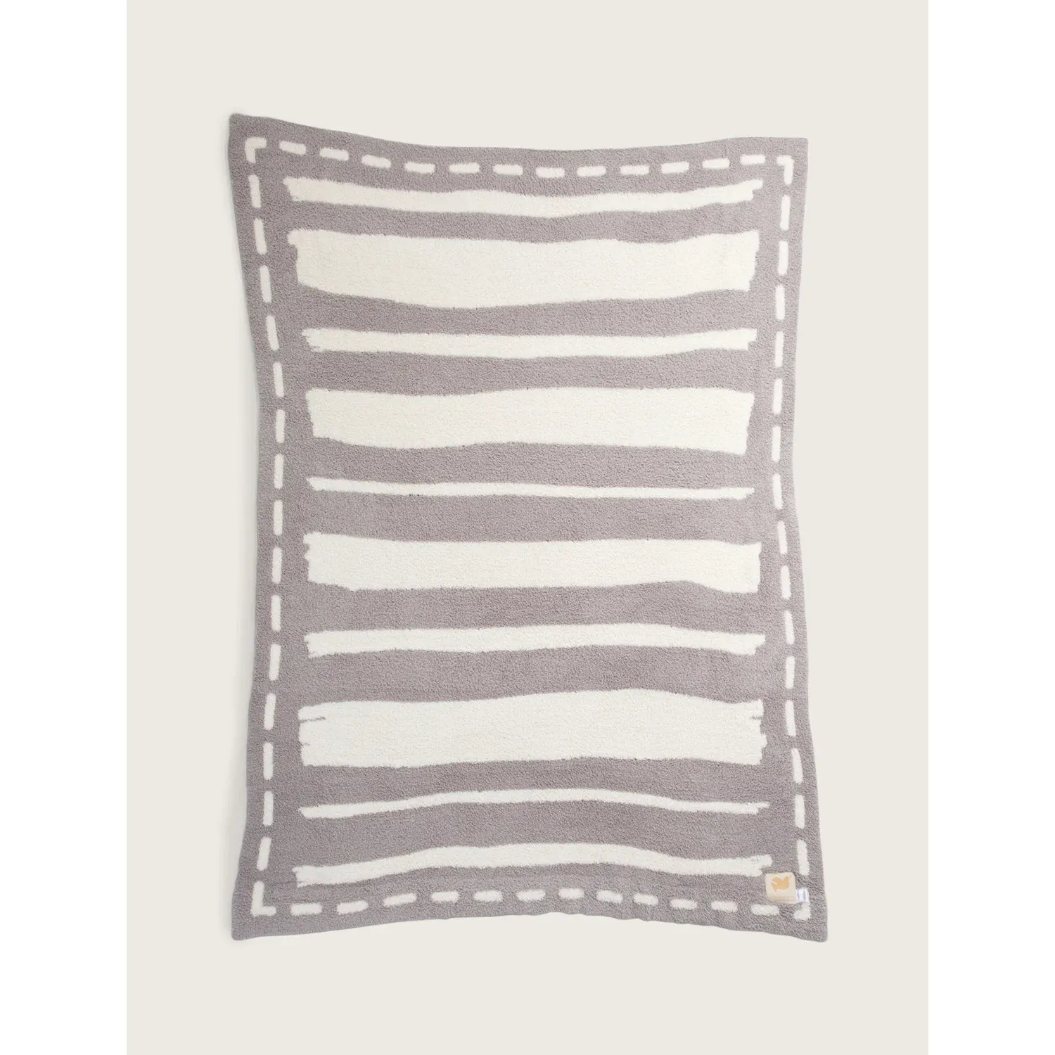 Barefoot Dreams CozyChic Covered in Prayer Throw Blanket ~ Cream and Linen Trust the Journey - Image 2