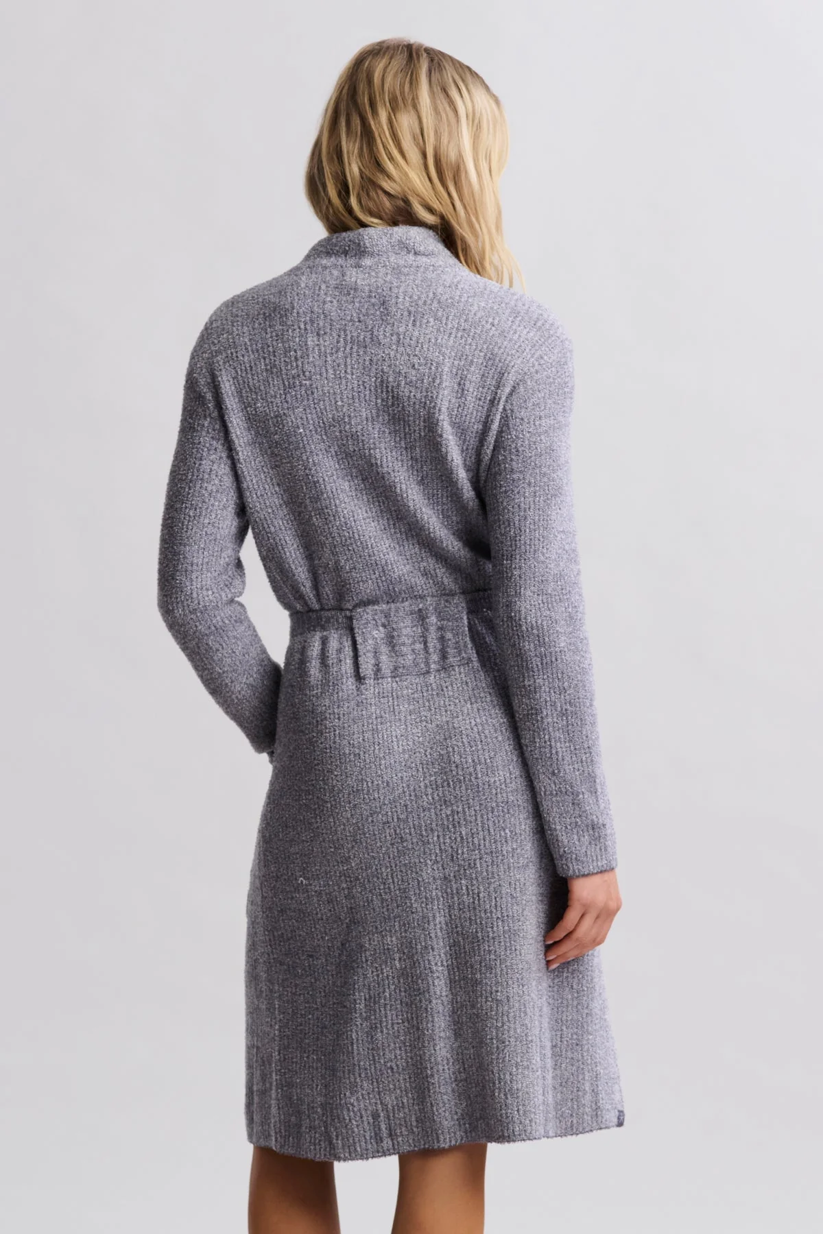 Barefoot Dreams CozyChic Lite Ribbed Robe ~ Pacific Blue & Pearl ~ Available In 3 Sizes ~ IN-STORE PURCHASE ONLY - Image 3