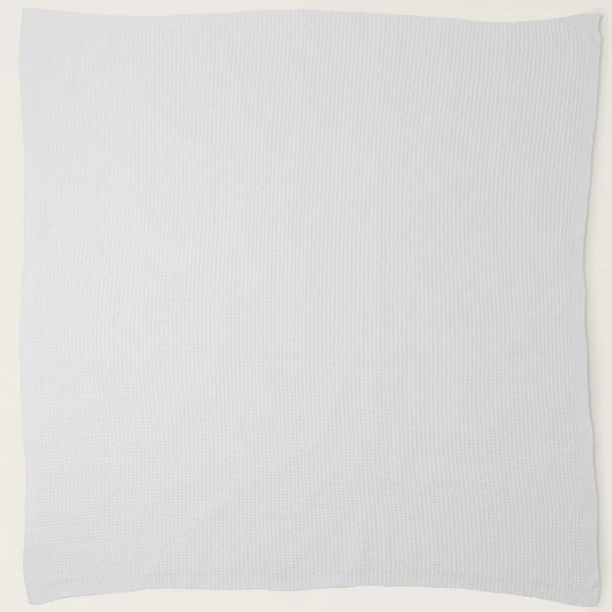 Barefoot Dreams CozyChic Waffle Bed Blanket ~ Pearl ~ Available in Full/ Queen & King Sizes - Image 2