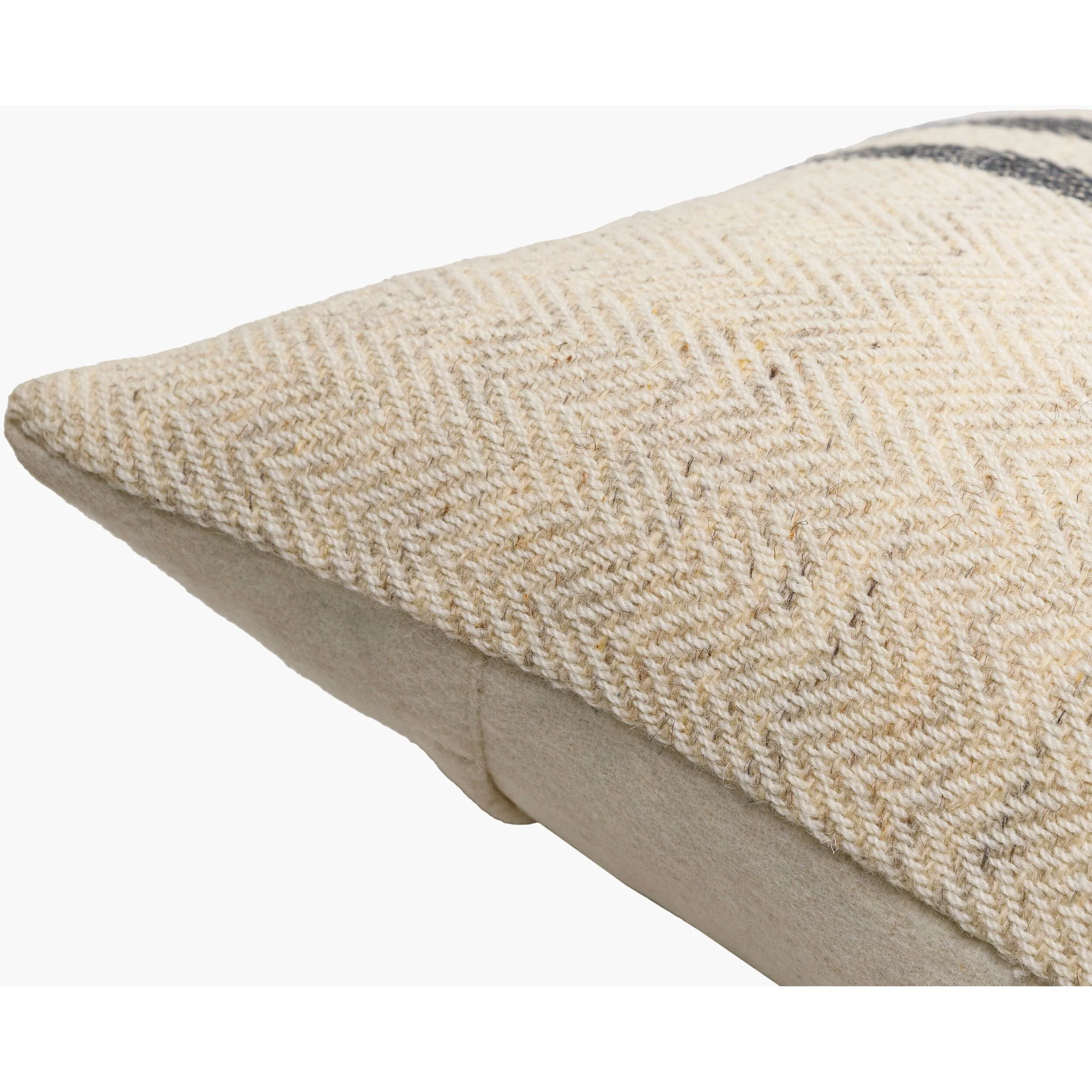 Becki Owens x LIVABLISS Brett Pillow in Cream with Black Stripe - Image 6