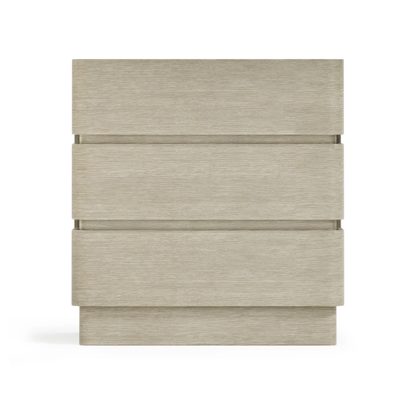 Bernhardt Arcadia Collection Three Drawer Nightstand ~ Clay Finish - Image 2