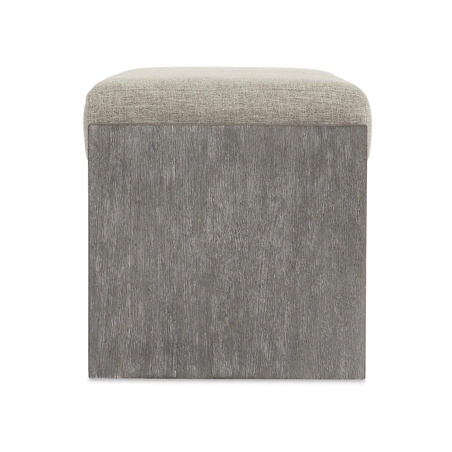 Bernhardt Foundations Collection Upholstered Bench ~ Dark Shale Finish - Image 8