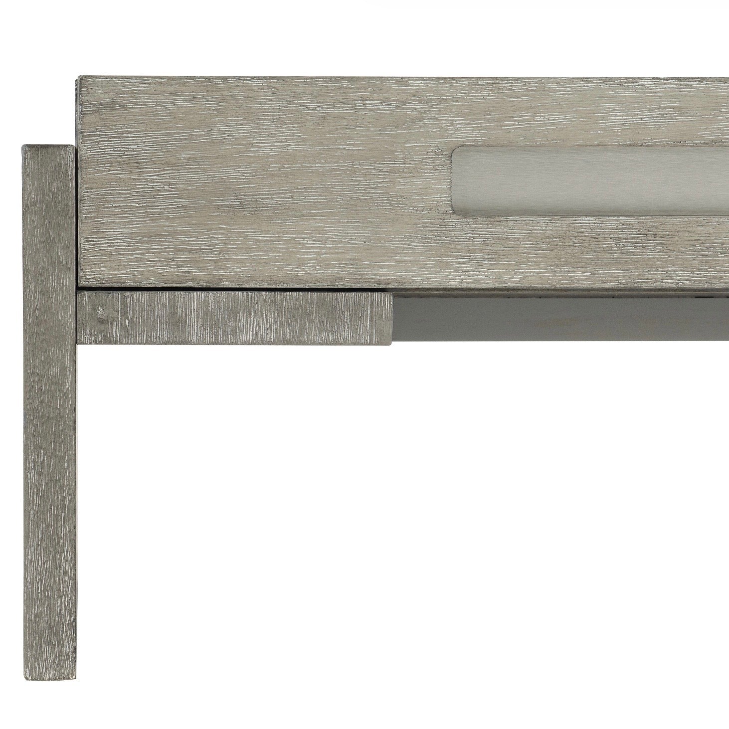 Bernhardt Foundations Collection Rectangular Cocktail Table ~ Light And Dark Shale Finish - Image 7