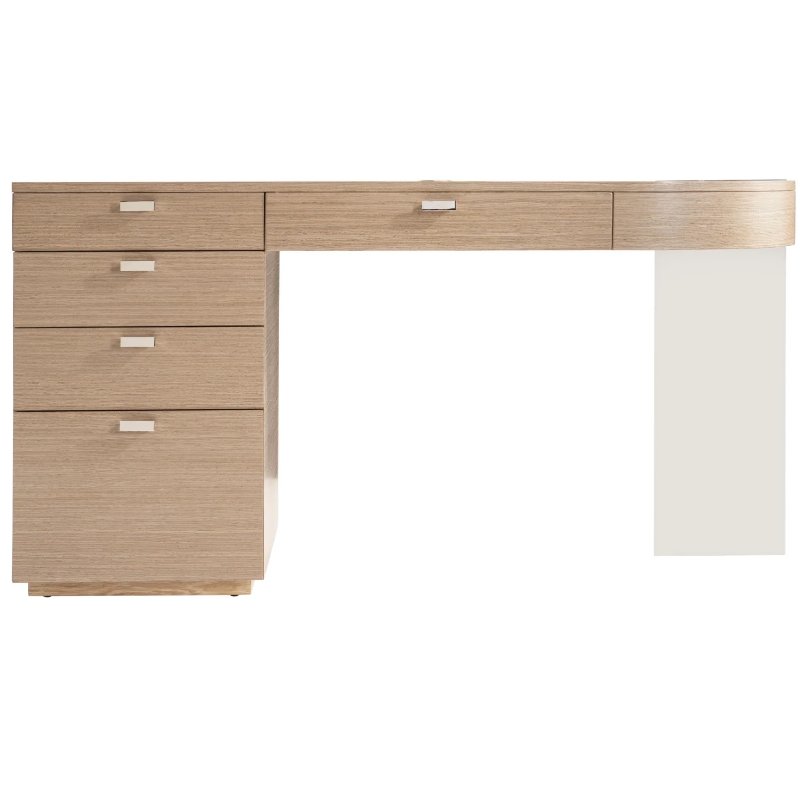 Bernhardt Modulum Collection Desk ~ Steel and Sahara Finished Wood - Image 4