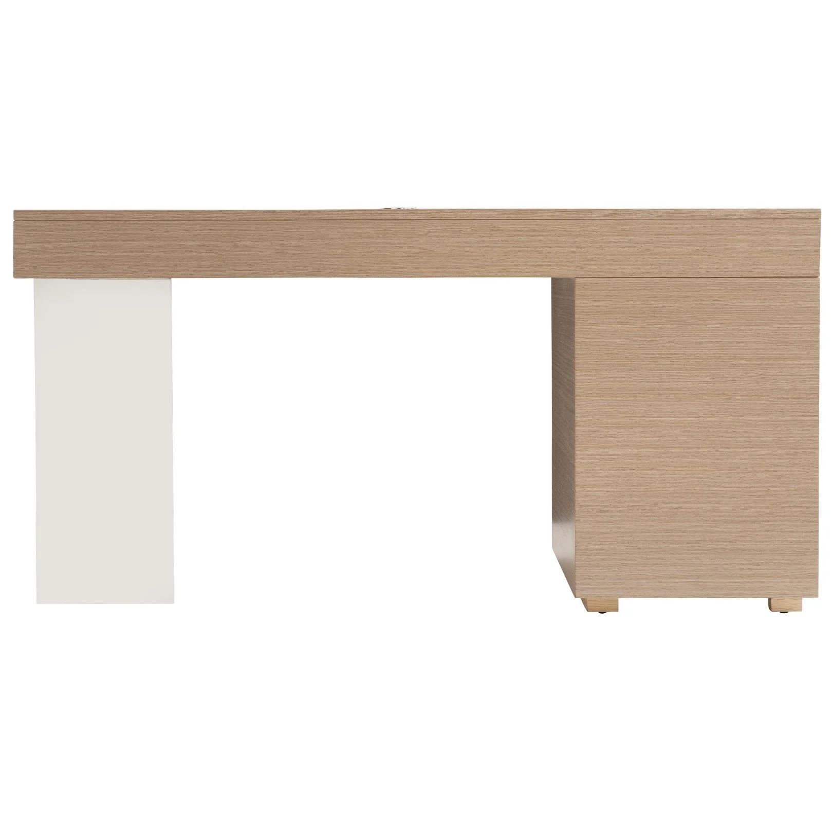 Bernhardt Modulum Collection Desk ~ Steel and Sahara Finished Wood - Image 7