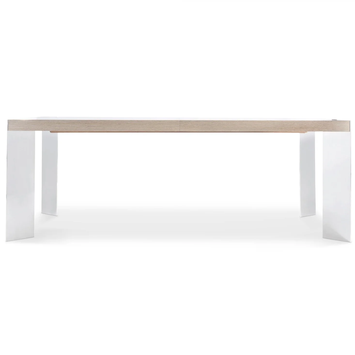 Bernhardt Modulum Collection Rectangular Dining Table with Steel Legs ~ Sahara Finish - Image 5
