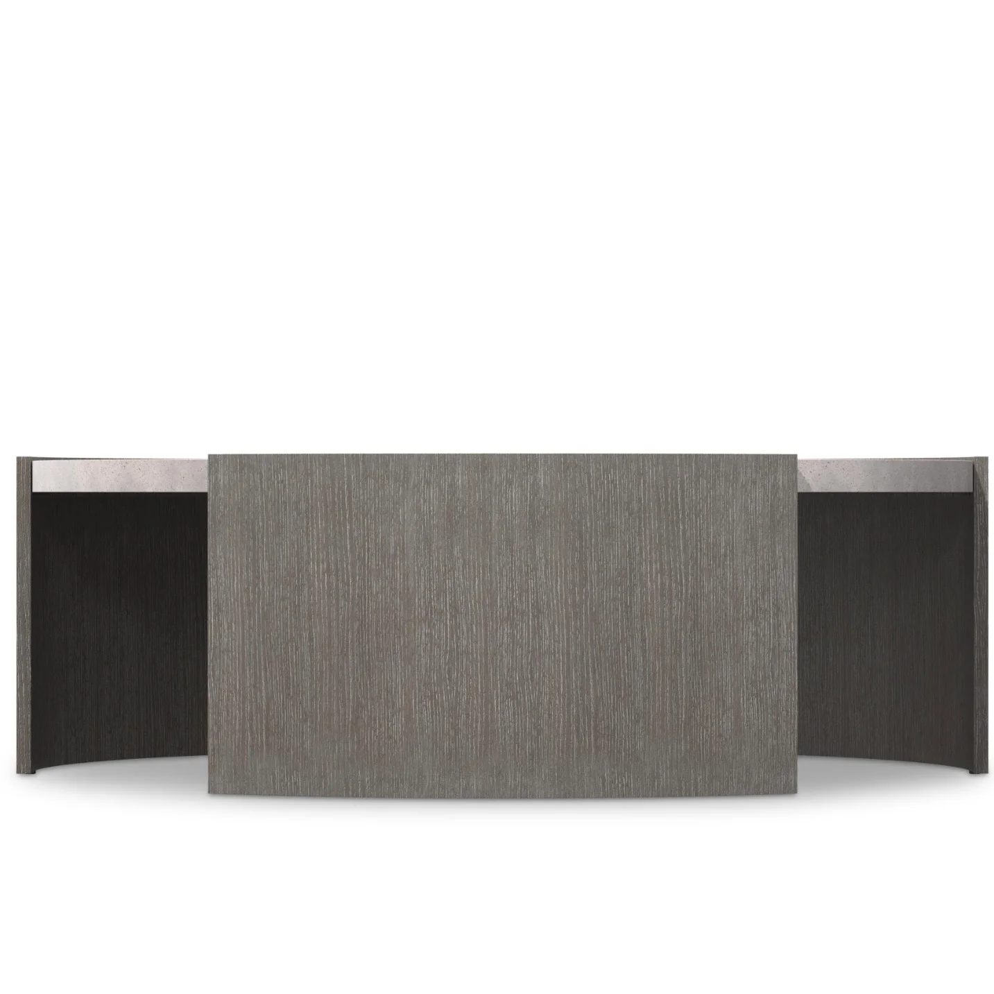 Bernhardt Prado Collection Modern Rustic Cocktail Table ~ Porcini Finish - Image 5