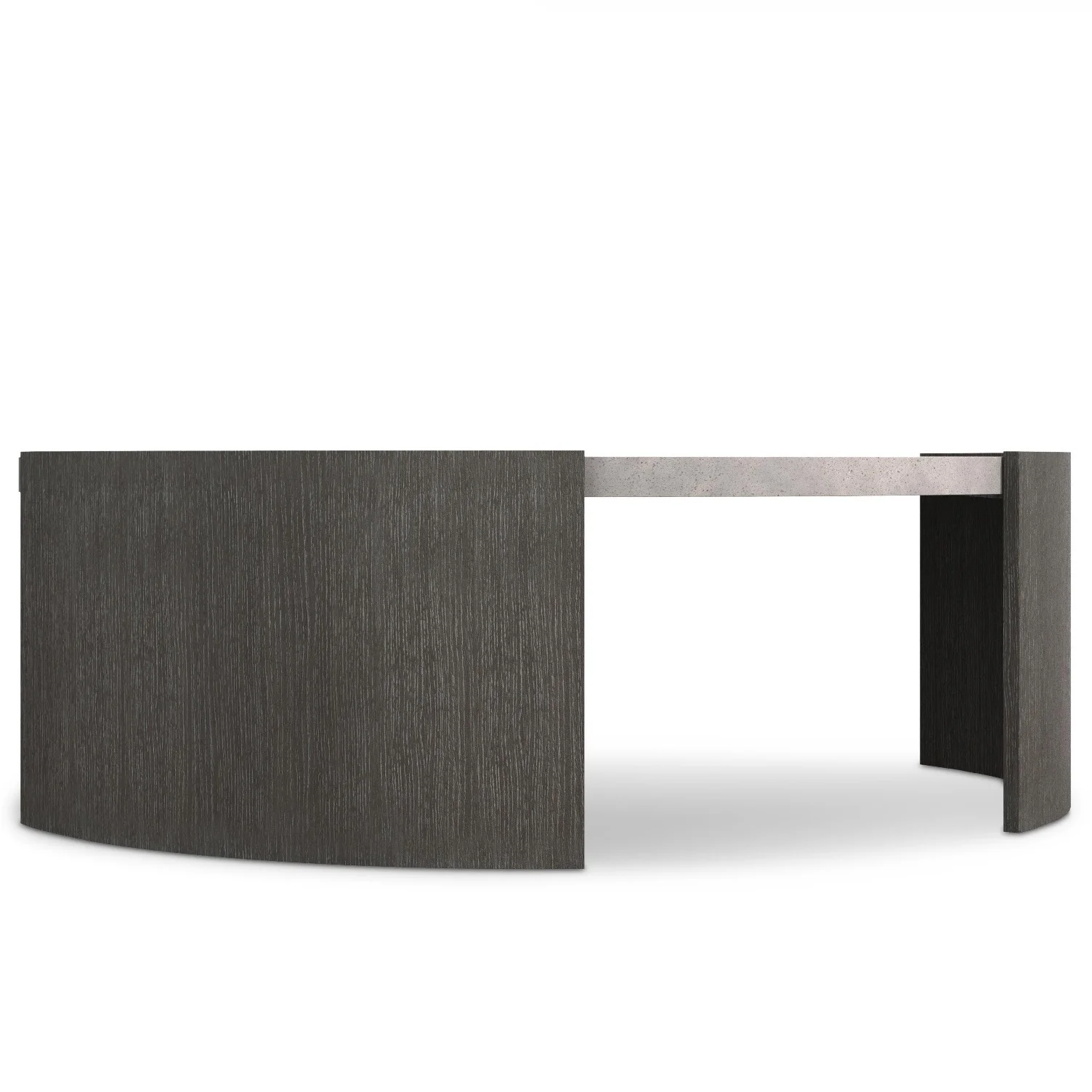 Bernhardt Prado Collection Modern Rustic Cocktail Table ~ Porcini Finish - Image 7