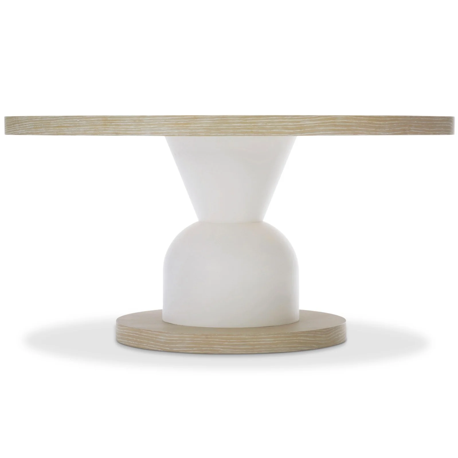 Bernhardt Solaria Collection Round Pedestal Dining Table ~ Dune Finish - Image 8