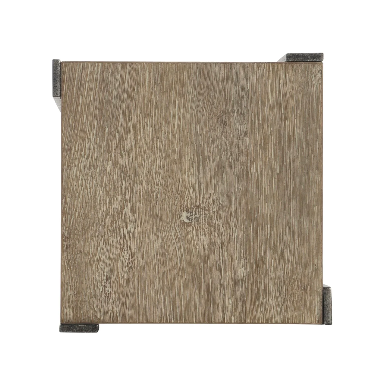 Bernhardt Tribeca Collection Accent Table ~ Aurum Finish with Textured Steel Base - Image 4