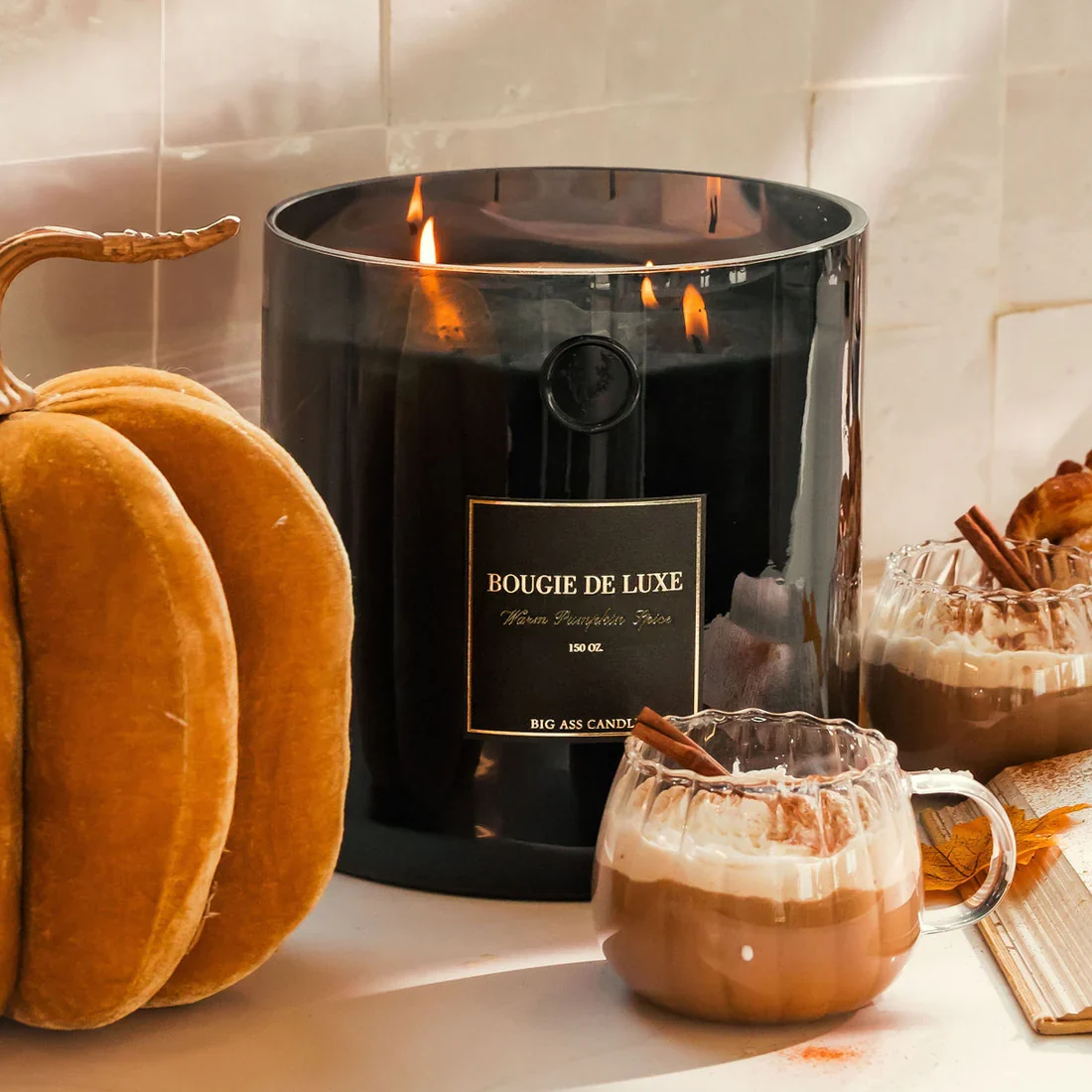 Big Ass Luxuries Warm Pumpkin Spice Baby Big Ass Candle ~ 150 oz. ~ IN-STORE PURCHASE ONLY