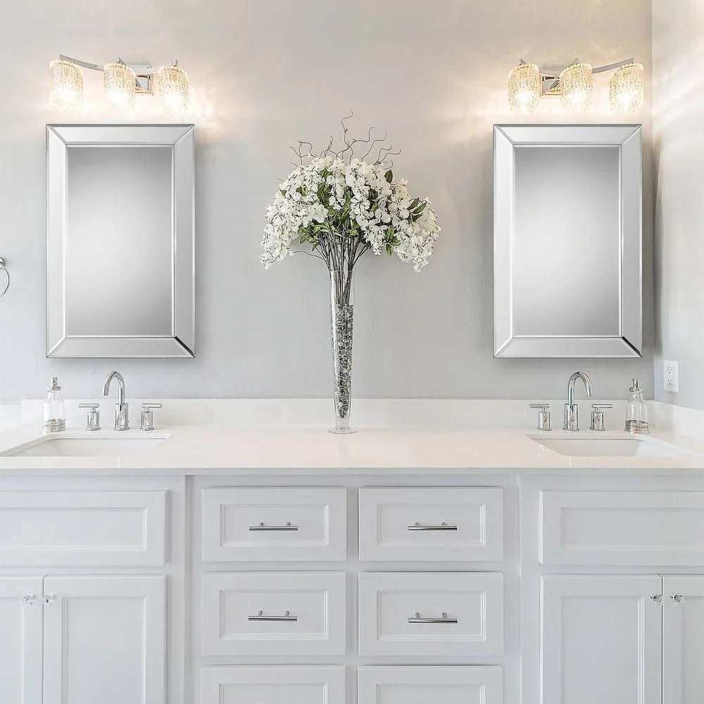 Casa Bella Living Framed By Beveled Mirror Panels Mirror