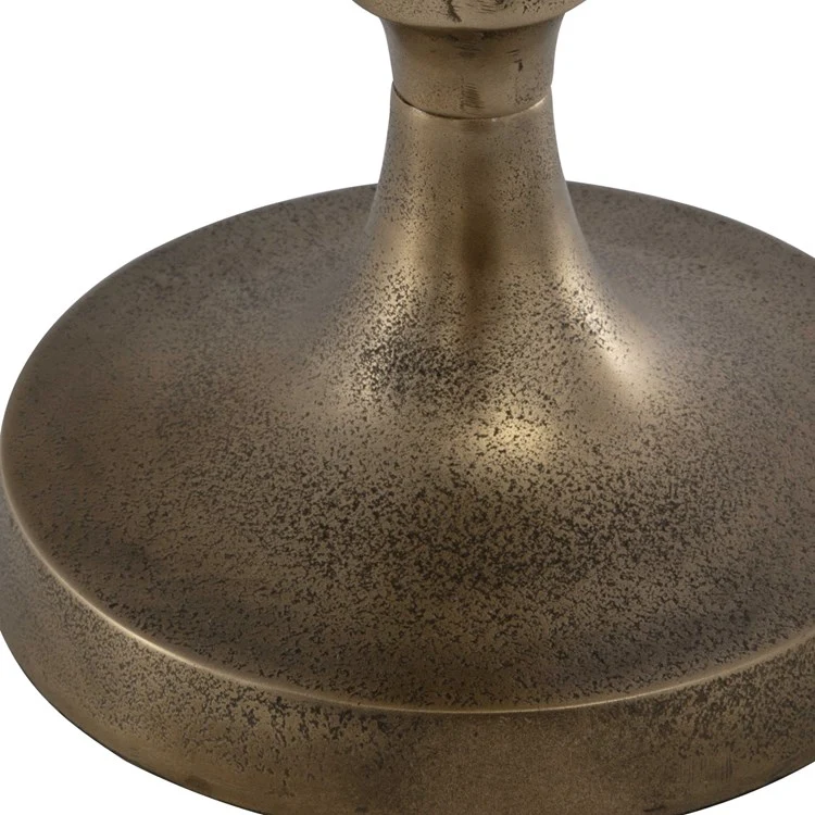 Casa Bella Living Antique Brass Drink Table - Image 4