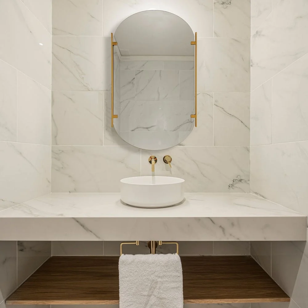 Casa Bella Living Modern Soft Gold Mirror