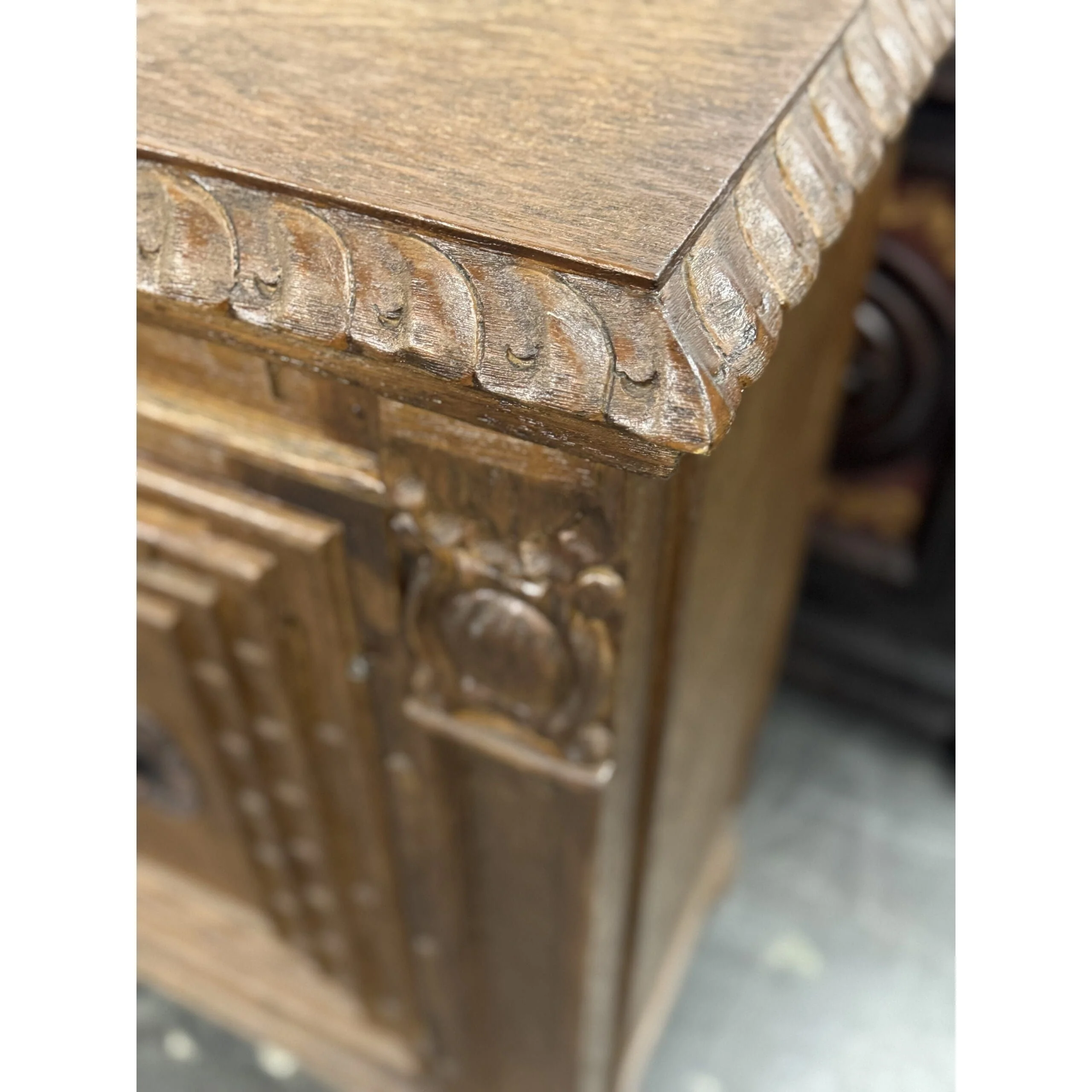 Casa Bonita Peruvian Hand-Painted Carved Wood Prado Chest - Image 6