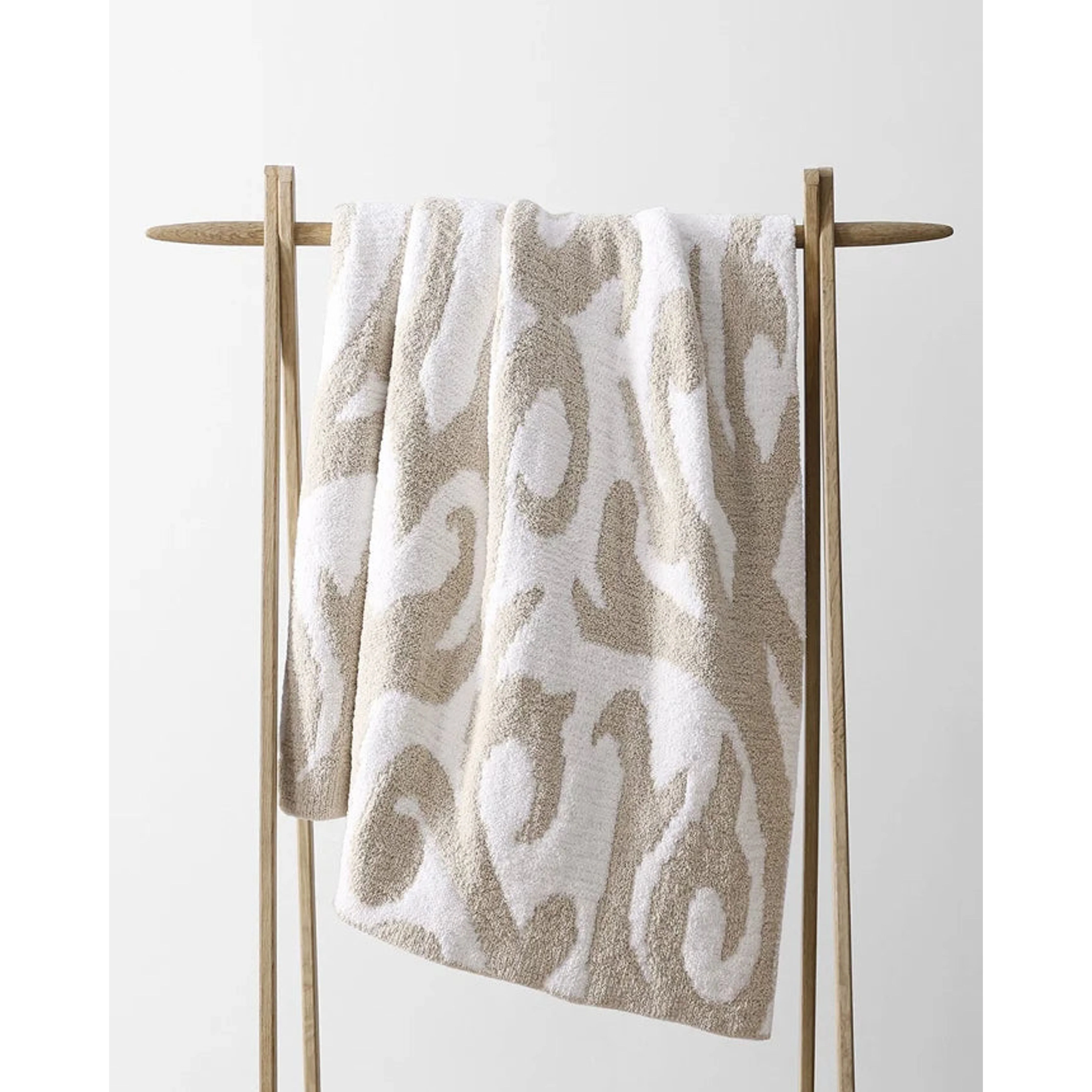 Sunday Citizen Casablanca Sahara Tan and Off White Throw