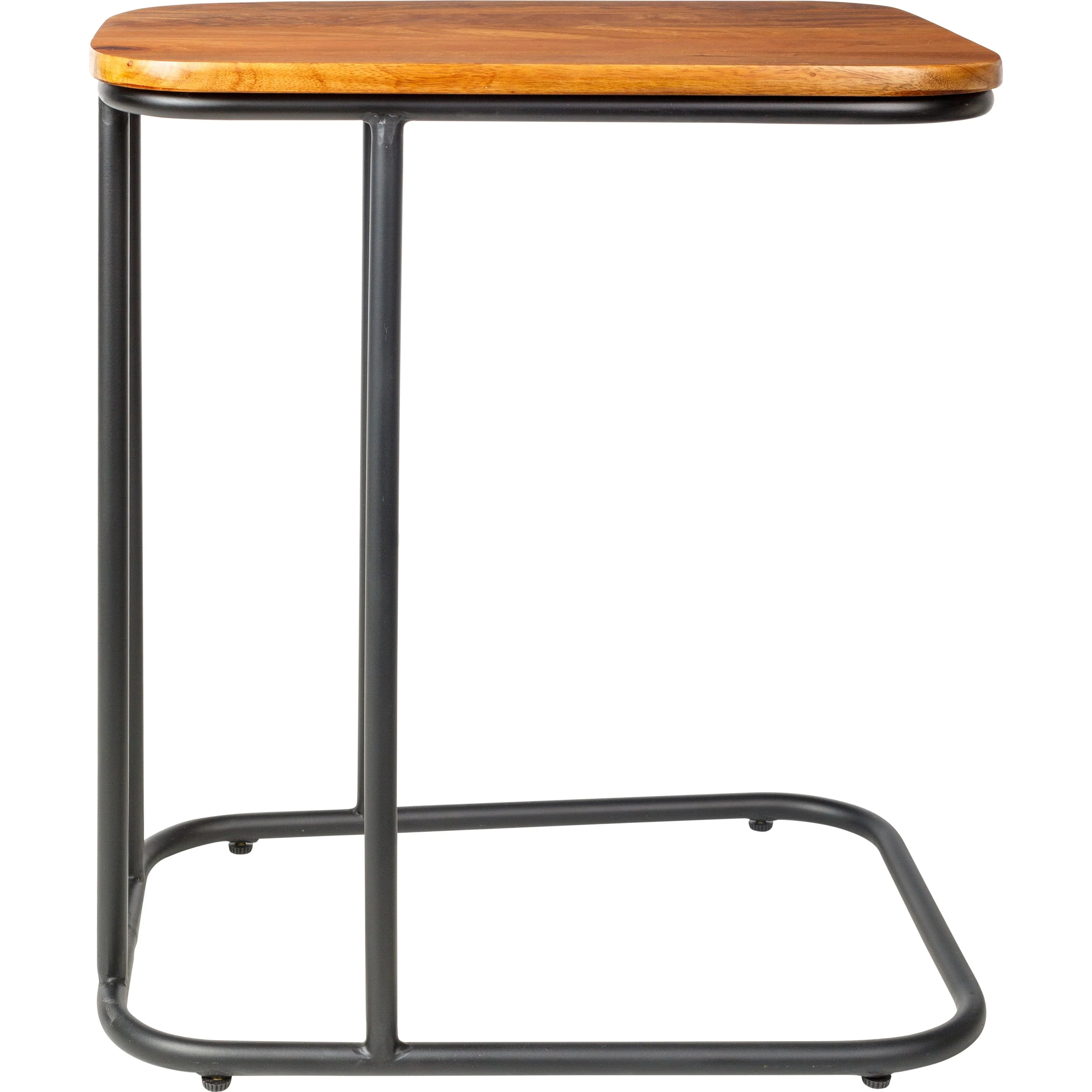Surya Kaduna  Modern Wood with Metal Base End Table - Image 6