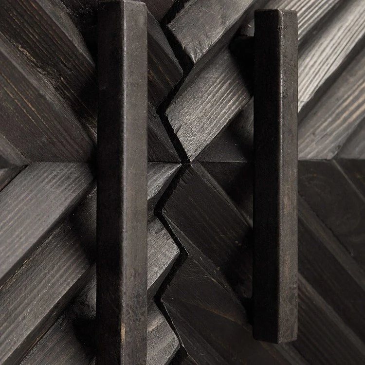 Uttermost Zadie Aged Ebony 2 Door Cabinet - Image 3