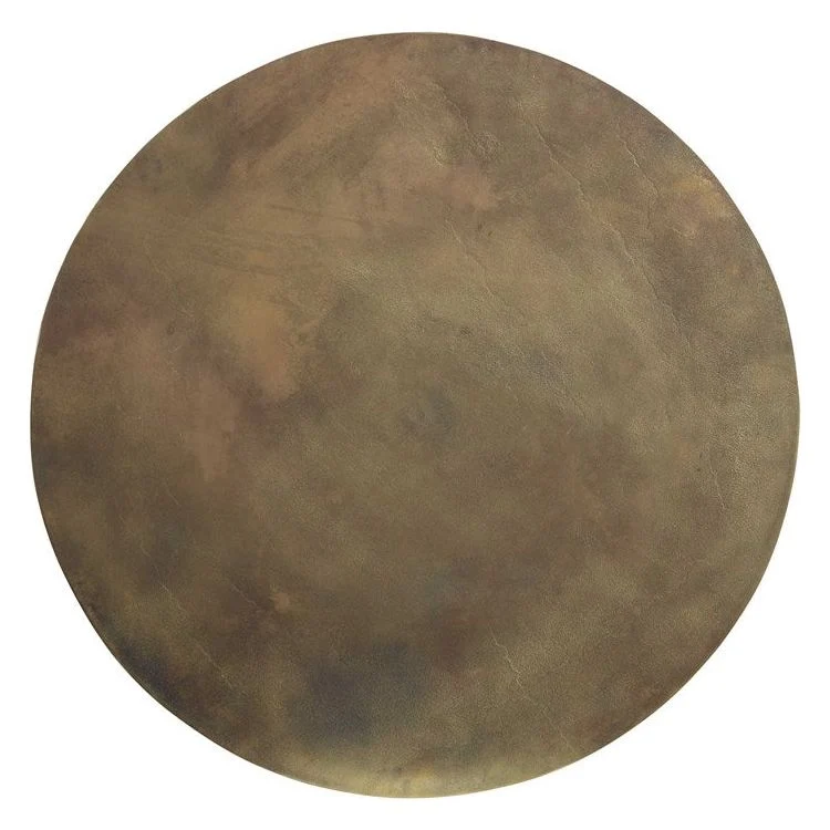 Uttermost Triplet Oversized Spheres Antique Brass Coffee Table - Image 4