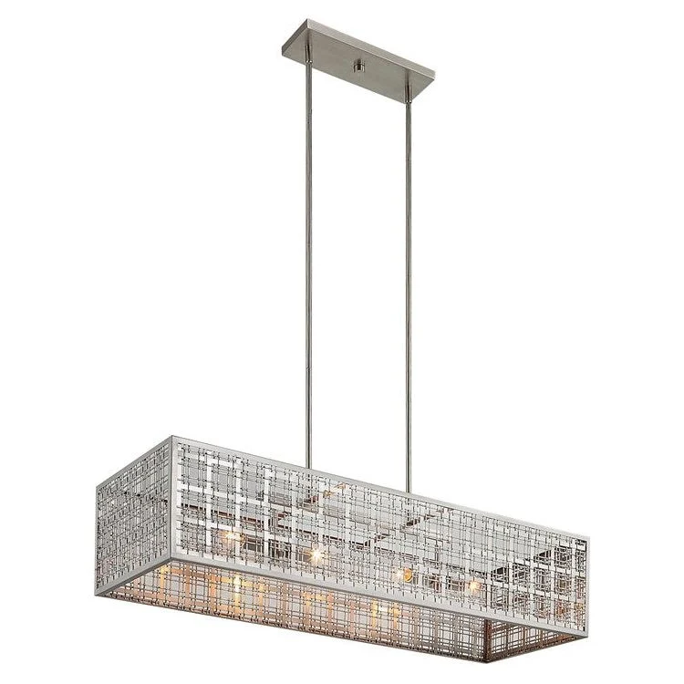 Uttermost Pendleton Satin Nickel Finish Linear Island Light - Image 4