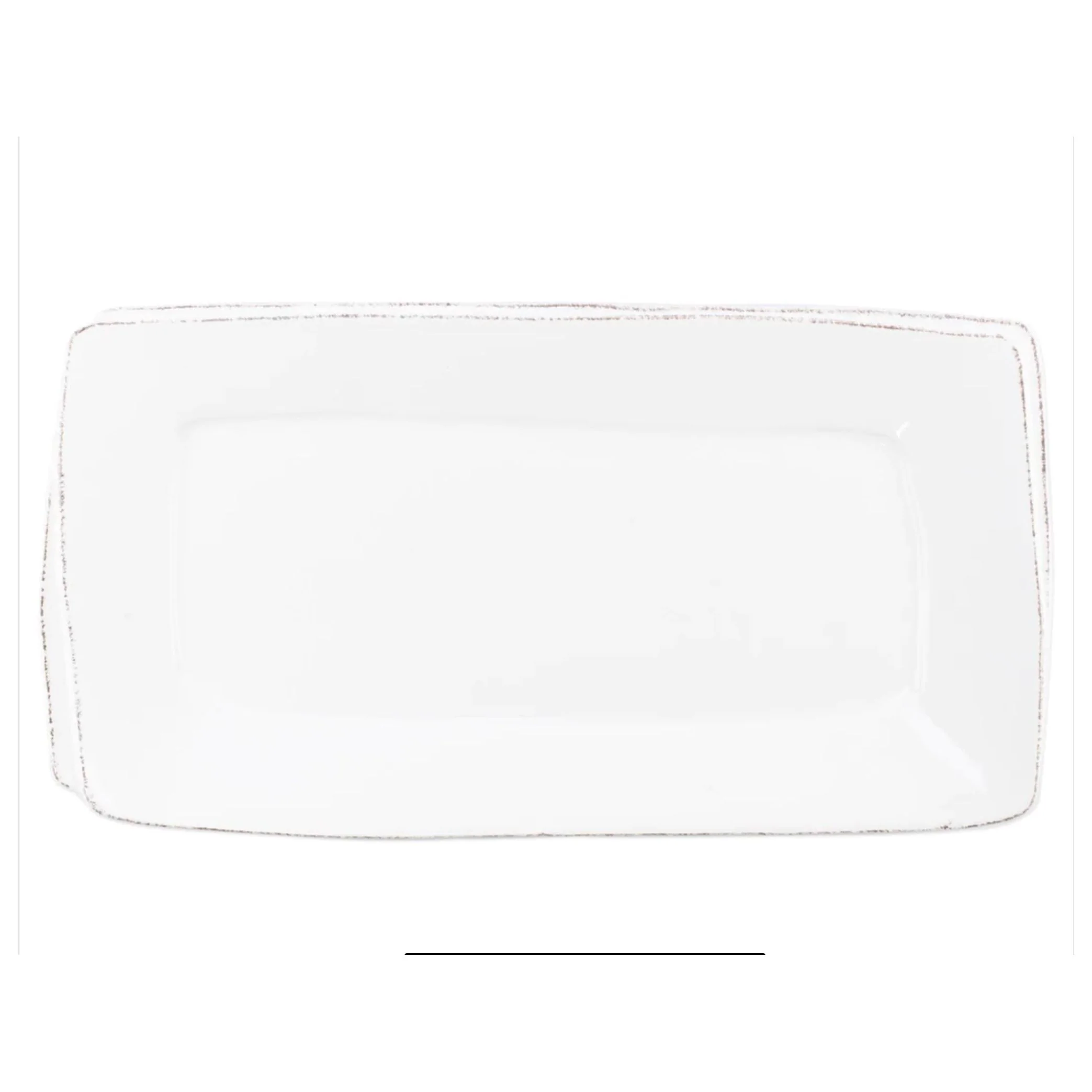 Vietri Lastra White Rectangular Platter ~ Handcrafted Italian Stoneware - Image 2