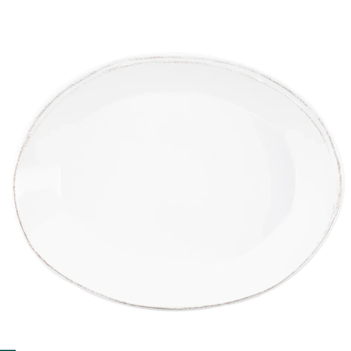 Vietri Lastra White Small Oval Baker ~ Handcrafted Italian Stoneware - Image 3