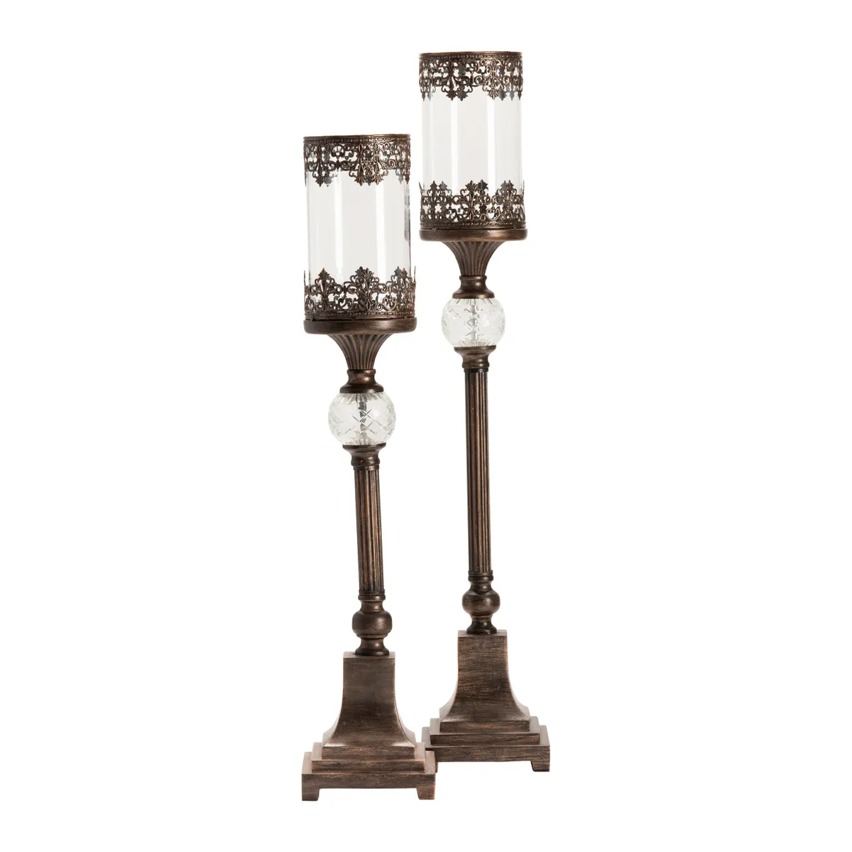 Crestview Collection Ashland Candle Holders ~ Set Of 2
