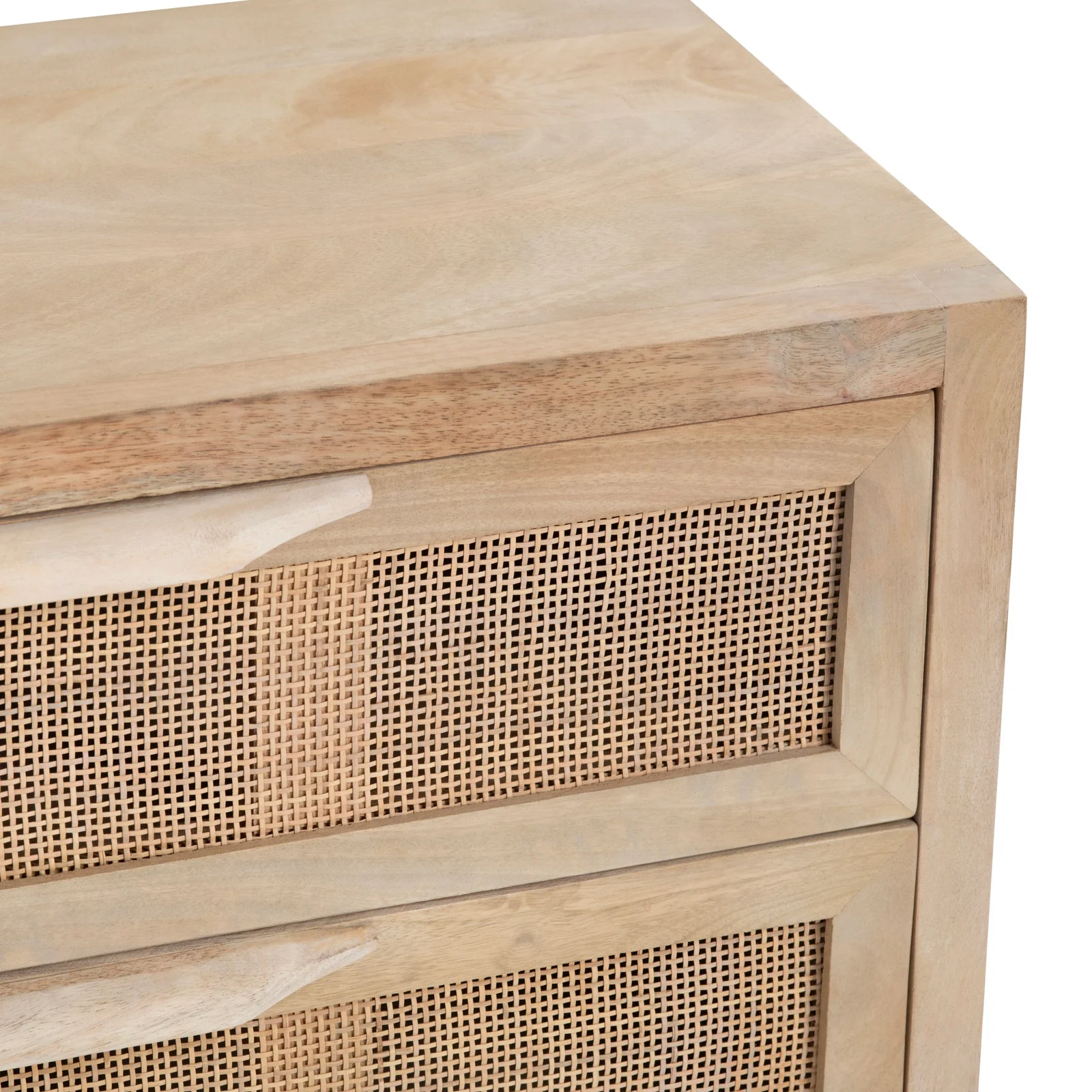 Crestview Collection Biscayne Cane and Wood Chest - Image 5