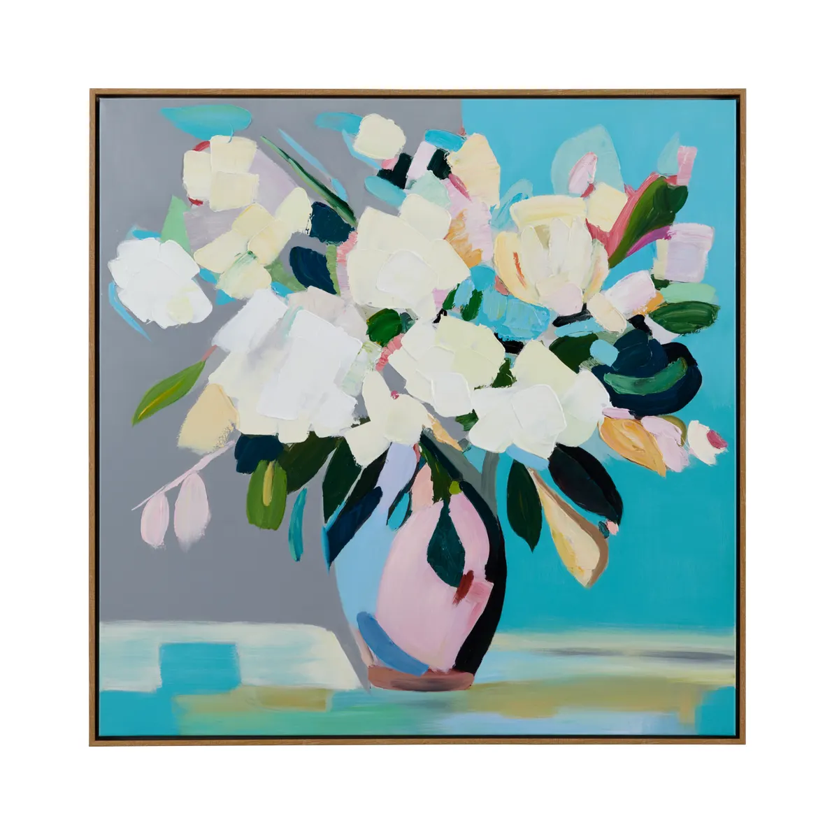 Crestview Collection Blithe Florals Hand Painted Wall Art