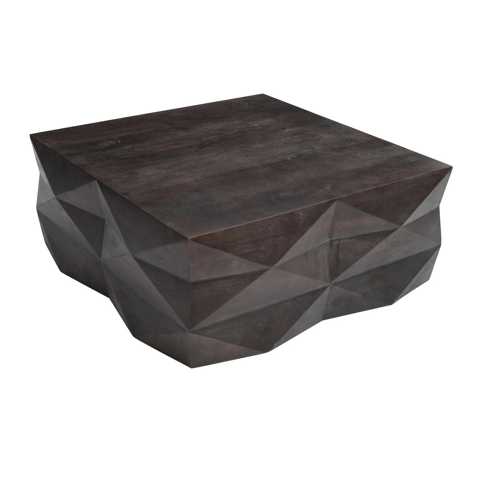 Crestview Collection Brenner Modern Organic Square Coffee Table