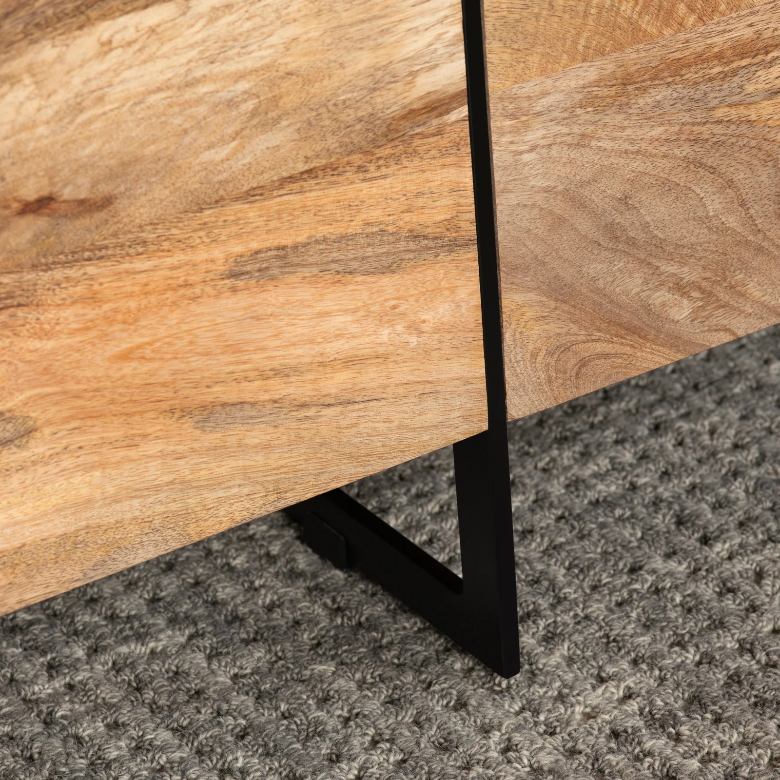 Crestview Collection Brennon Mango Wood Rectangular Coffee Table - Image 6