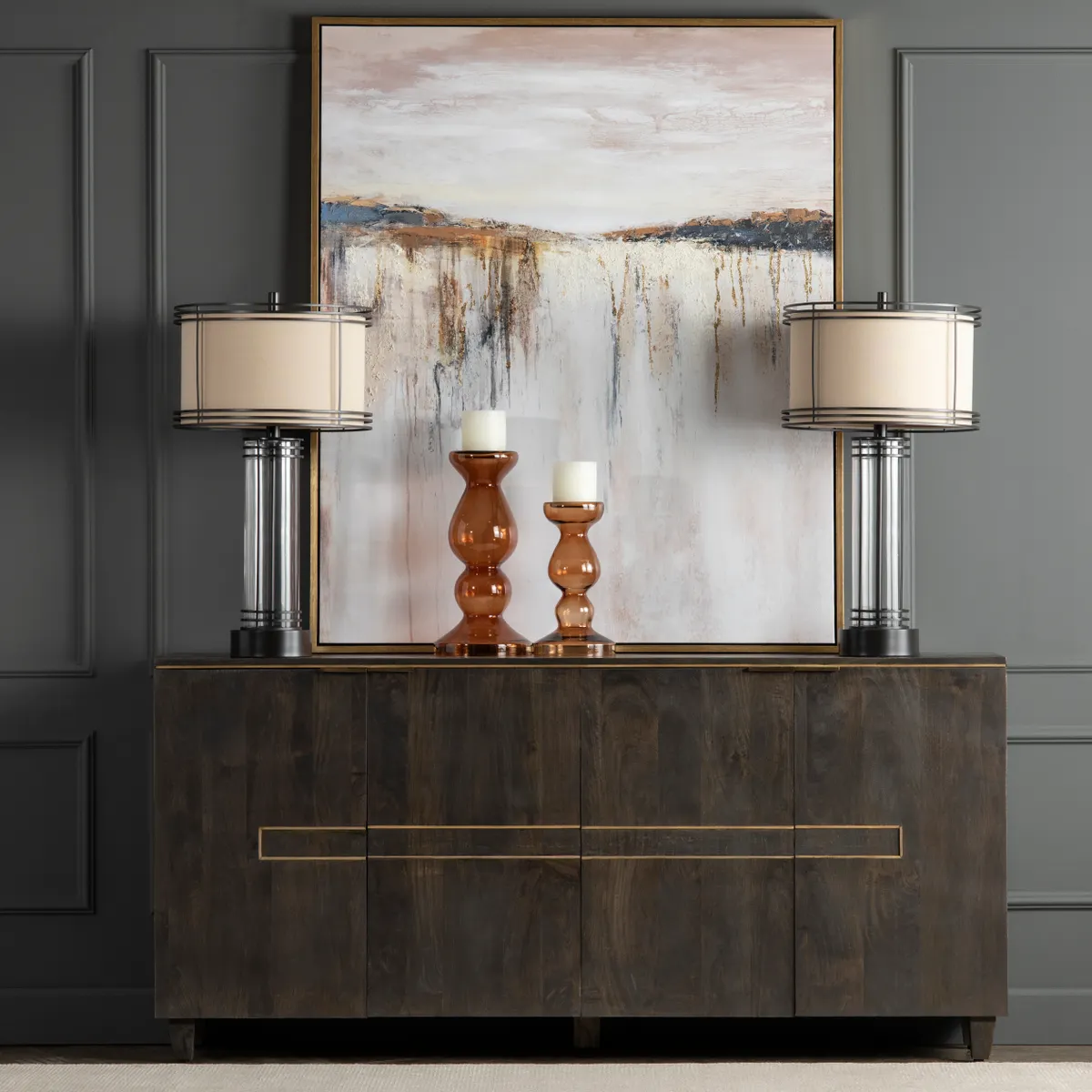 Crestview Collection Brooks Elegant Artwork Wall Art