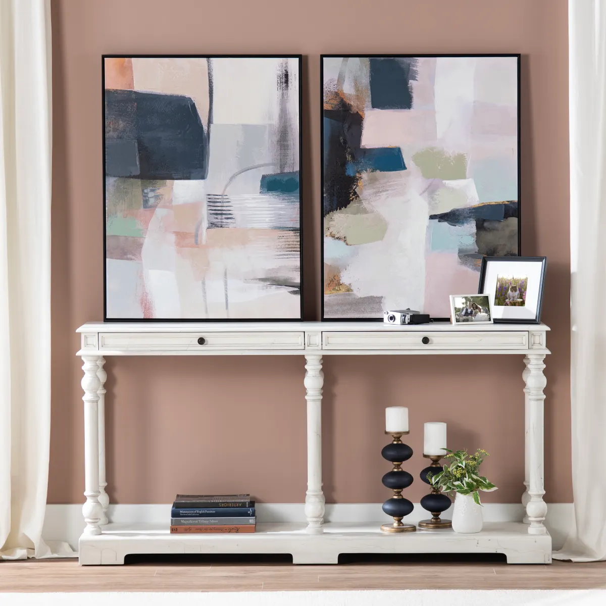 Crestview Collection Broughton Canvas Wall Art ~ Set Of 2
