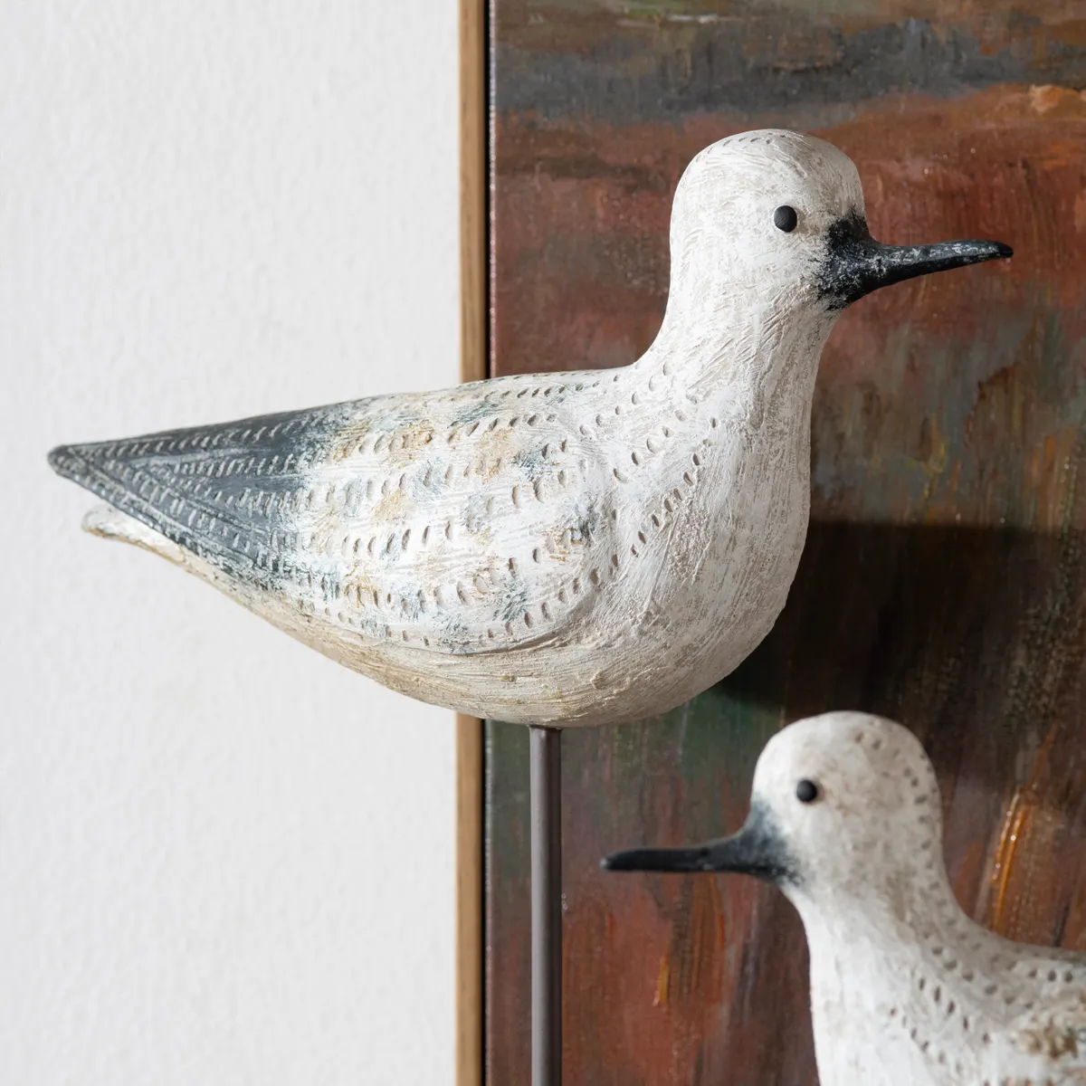 Crestview Collection Coastal Bird Statues ~ Set Of 2 - Image 4