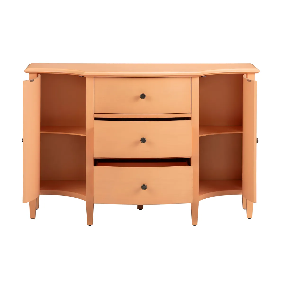 Crestview Collection Downing Light Orange Sideboard - Image 3
