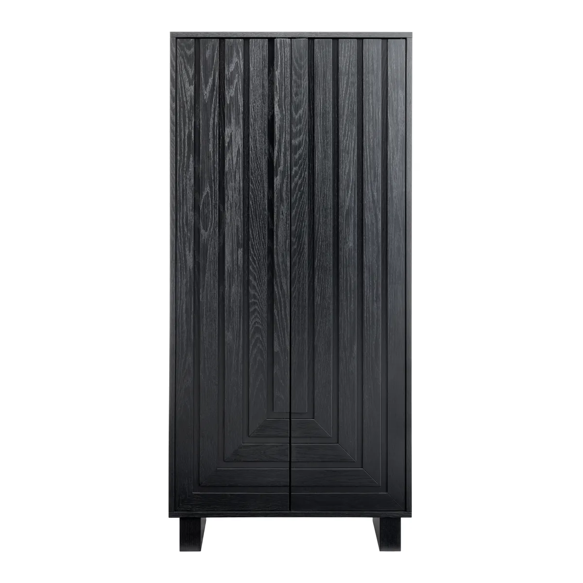 Crestview Collection Dylan Stained Black Shoe Cabinet - Image 4