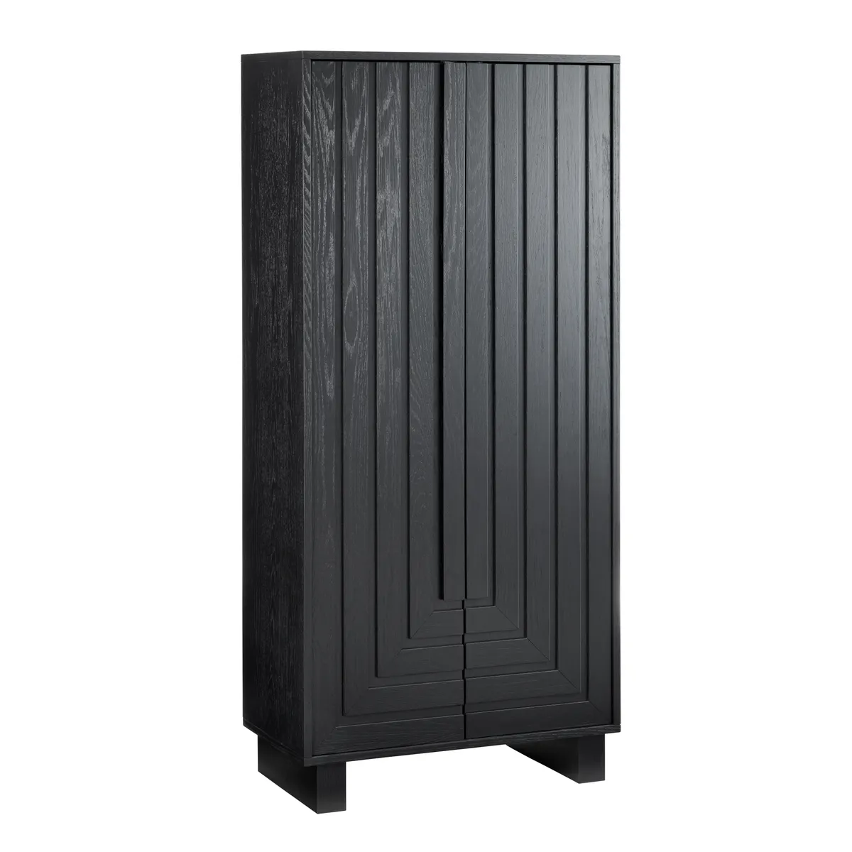 Crestview Collection Dylan Stained Black Shoe Cabinet - Image 5