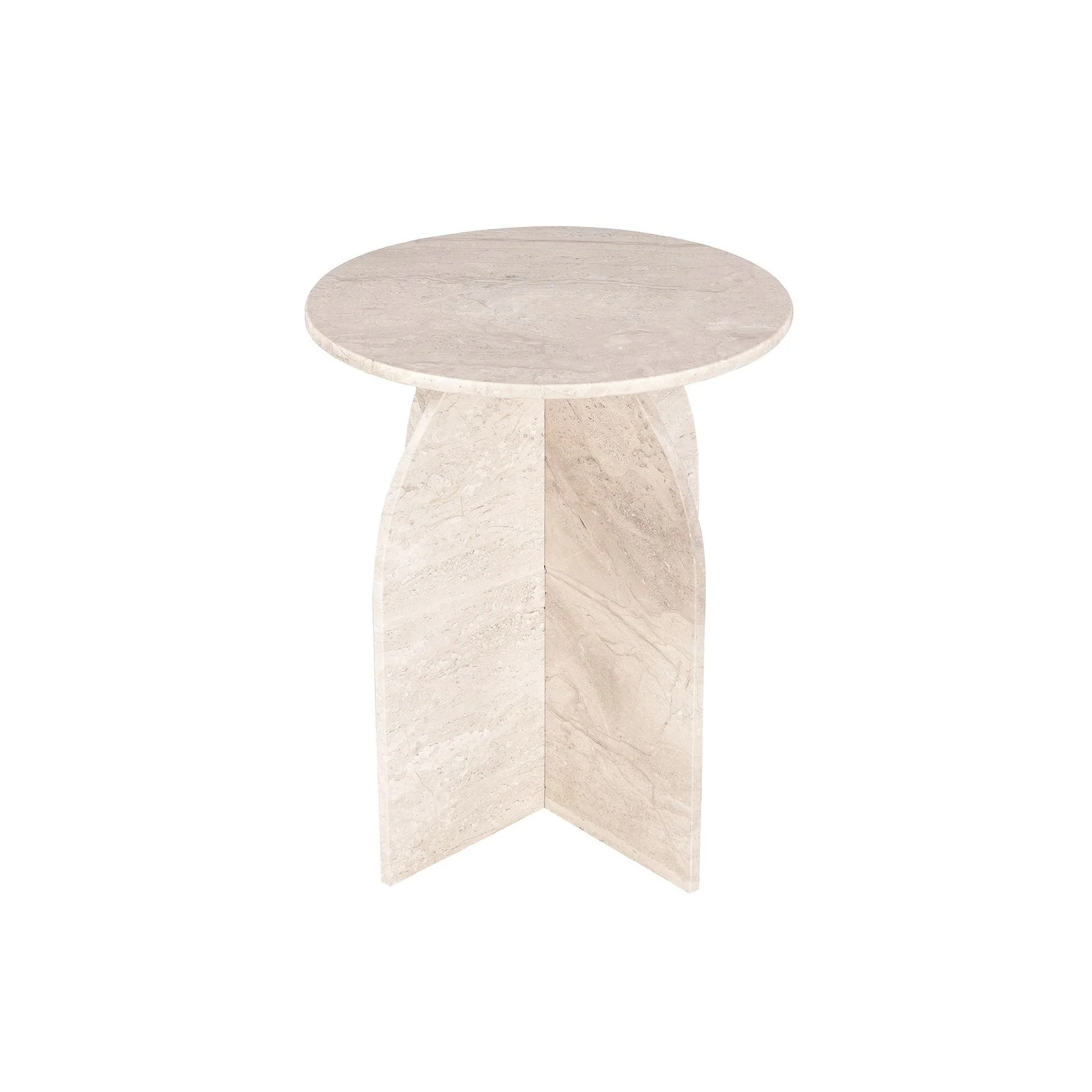 Crestview Collection Florence Dyna Marble Side Table