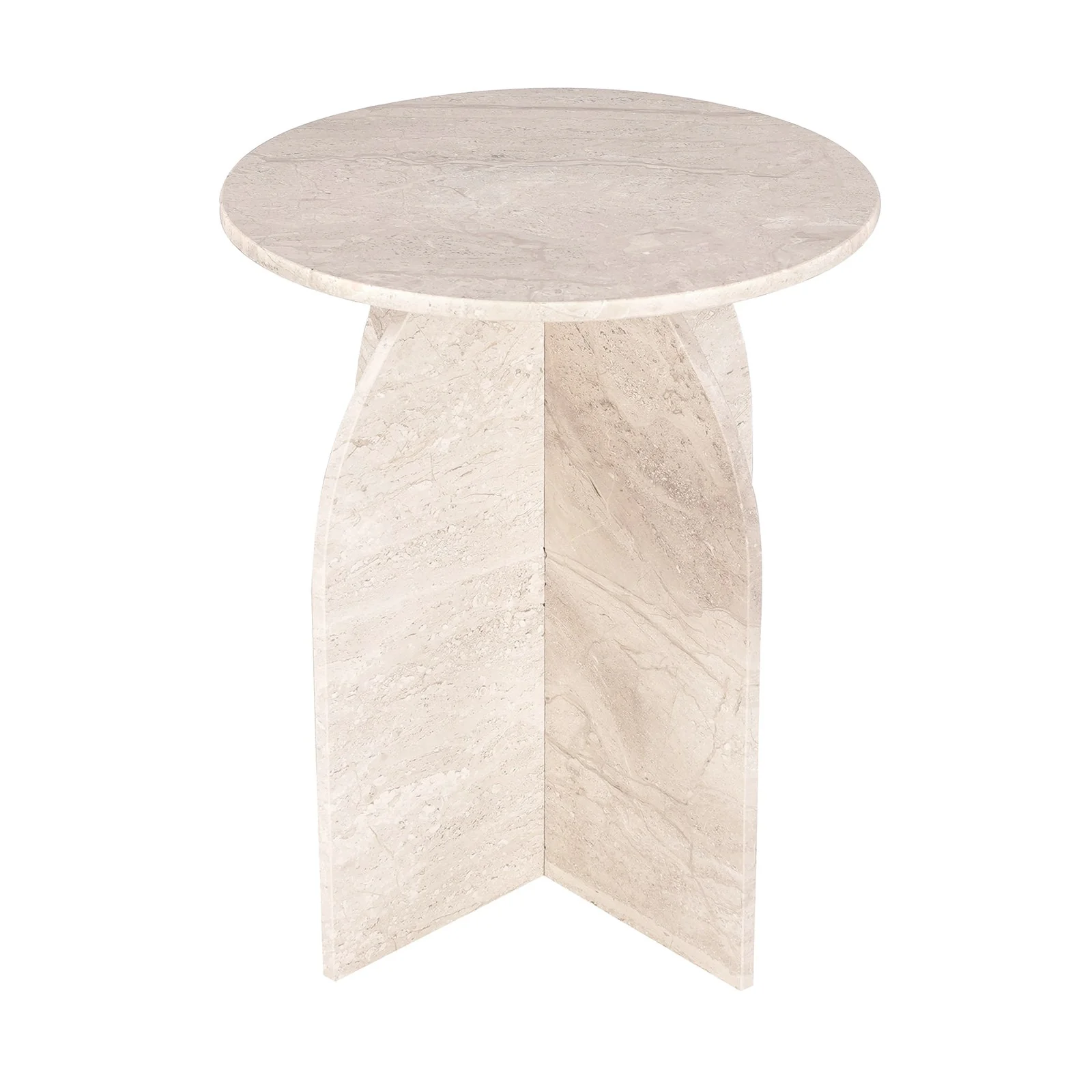 Crestview Collection Florence Dyna Marble Side Table - Image 2