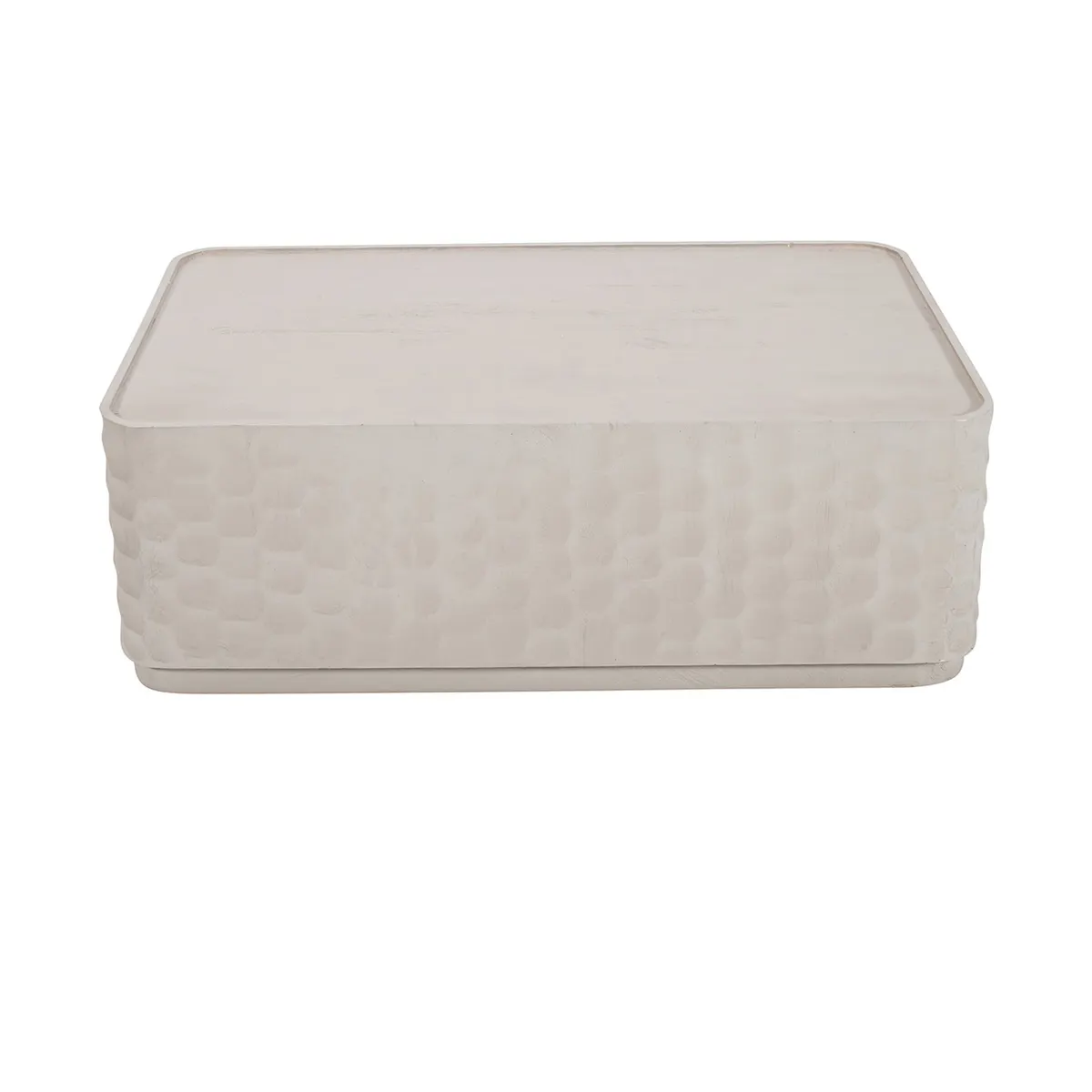 Crestview Collection Gibson White Coffee Table - Image 2
