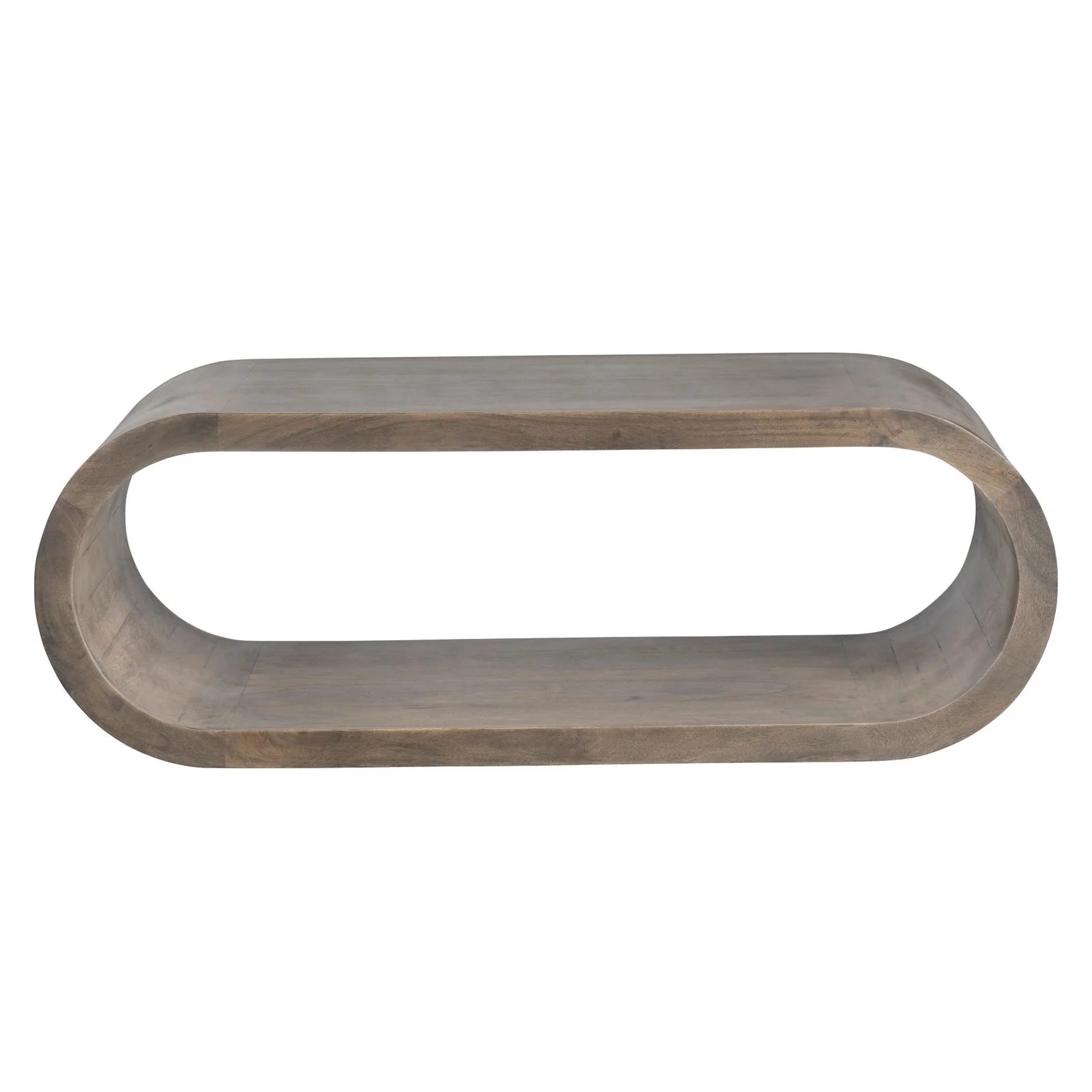 Crestview Collection Infinity Modern Rounded Coffee Table - Image 4