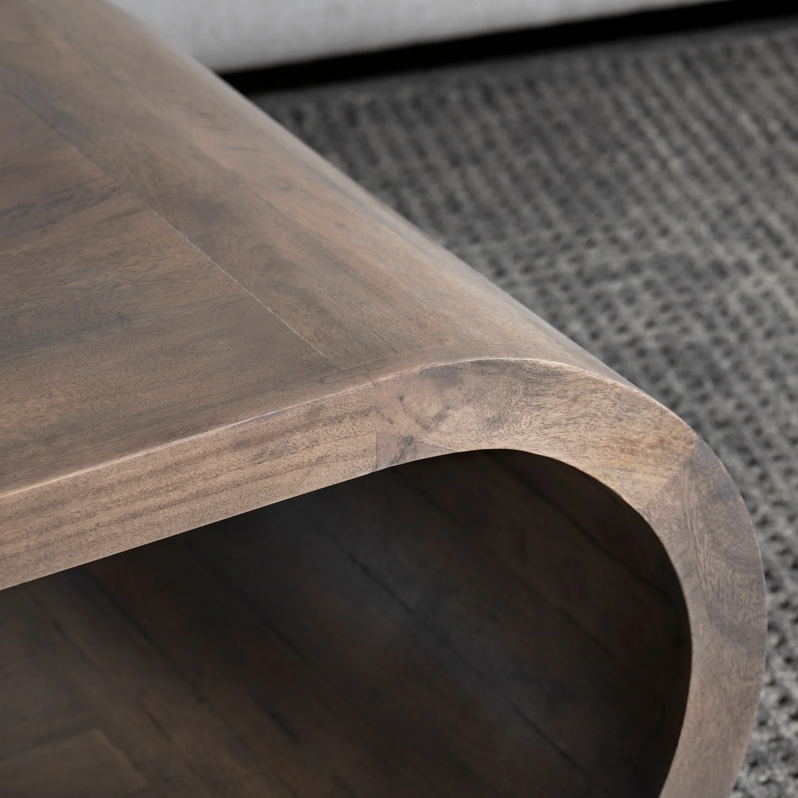 Crestview Collection Infinity Modern Rounded Coffee Table - Image 6