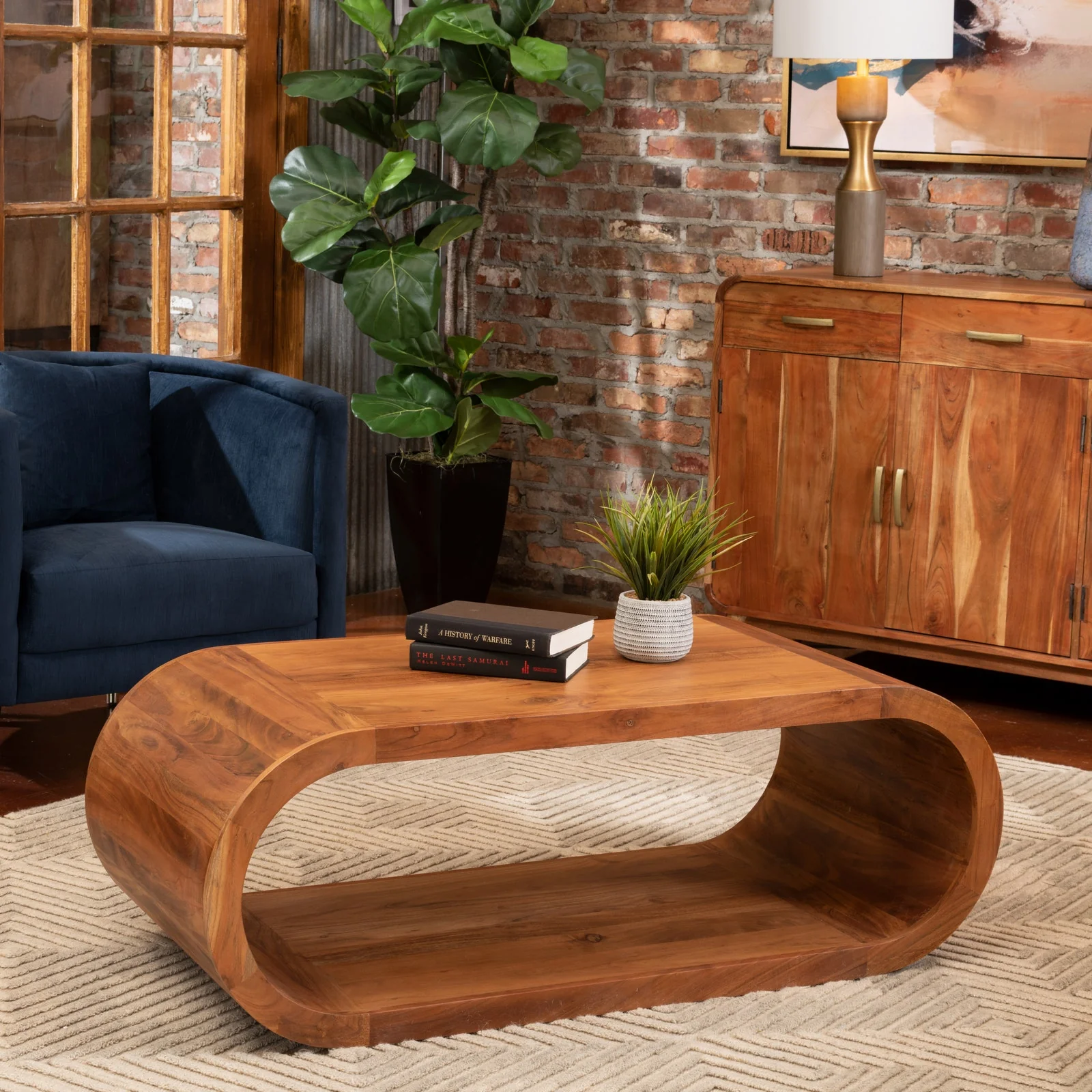 Crestview Collection Infinity Modern Coffee Table - Image 2